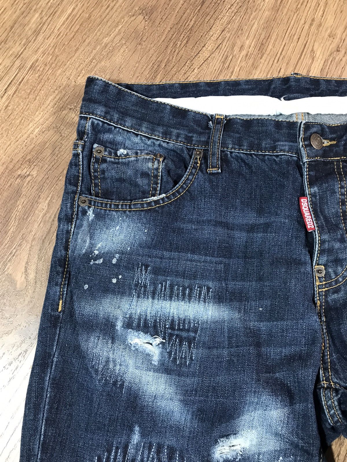 Dsquared2 🇮🇹Dsquared2 Distressed Jeans Made in Italy Size US 34 / EU 50 - 4 Thumbnail