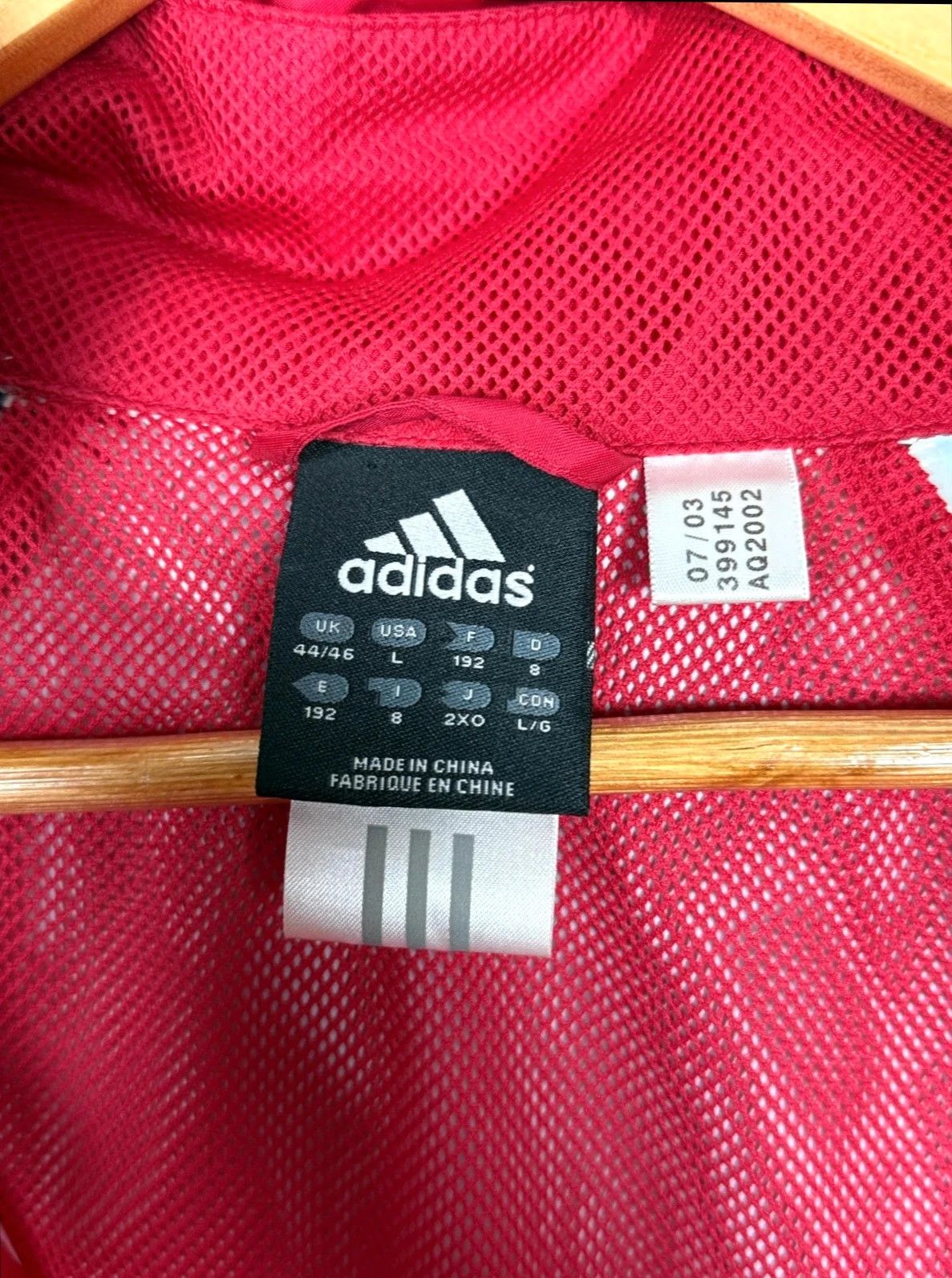 Adidas Adidas Bayern Munich Windbreaker 2003 Vintage Size US L / EU 52-54 / 3 - 7 Thumbnail