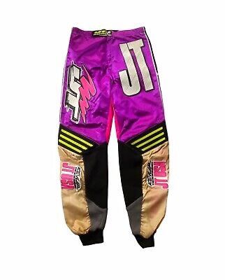 Gear for Sports Vintage 80s Motocross Bmx Pants Jt Racing Usa Size US 32 / EU 48 - 1 Thumbnail