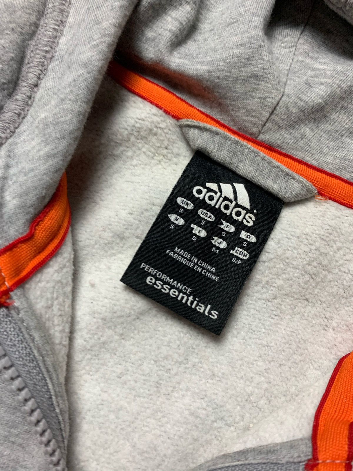 Adidas × Vintage Adidas essentials vintage zip hoodie performance Size S Size US S / EU 44-46 / 1 - 5 Thumbnail
