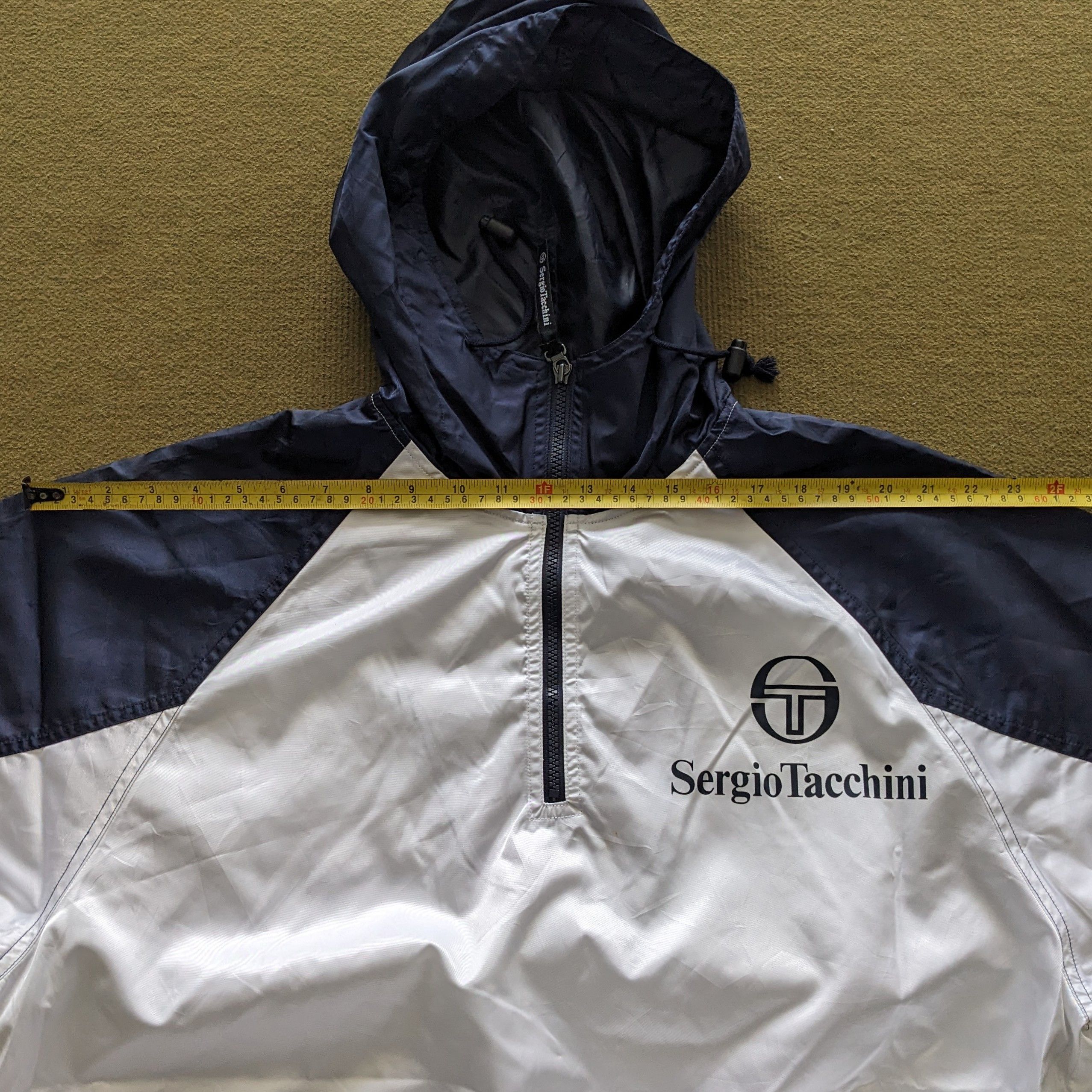 Sergio Tacchini Vintage SERGIO TACCHINI Luxury Brand Windbreaker Jacket Size US XXL / EU 58 / 5 - 5 Thumbnail