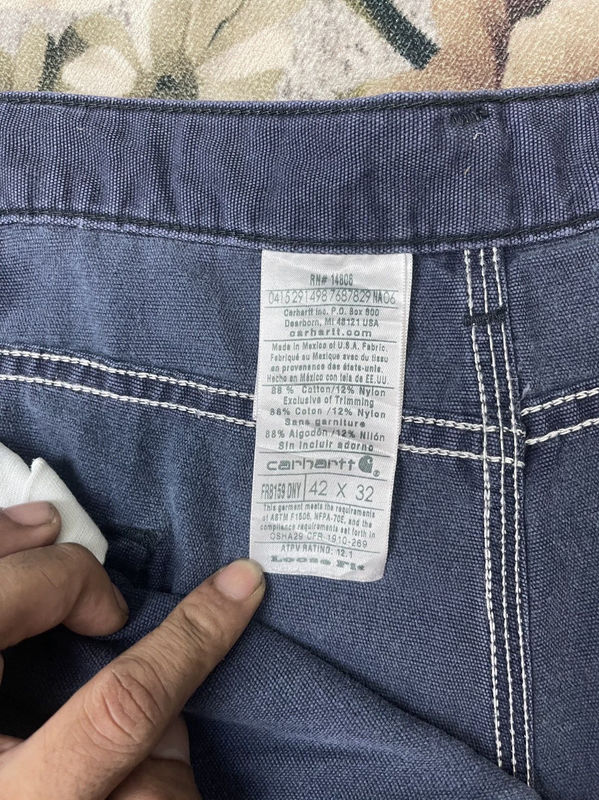 Carhartt Vintage Carhartt FR NFPA 2112 Cargo Pant Faded Work Pant Size US 42 / EU 58 - 13 Thumbnail