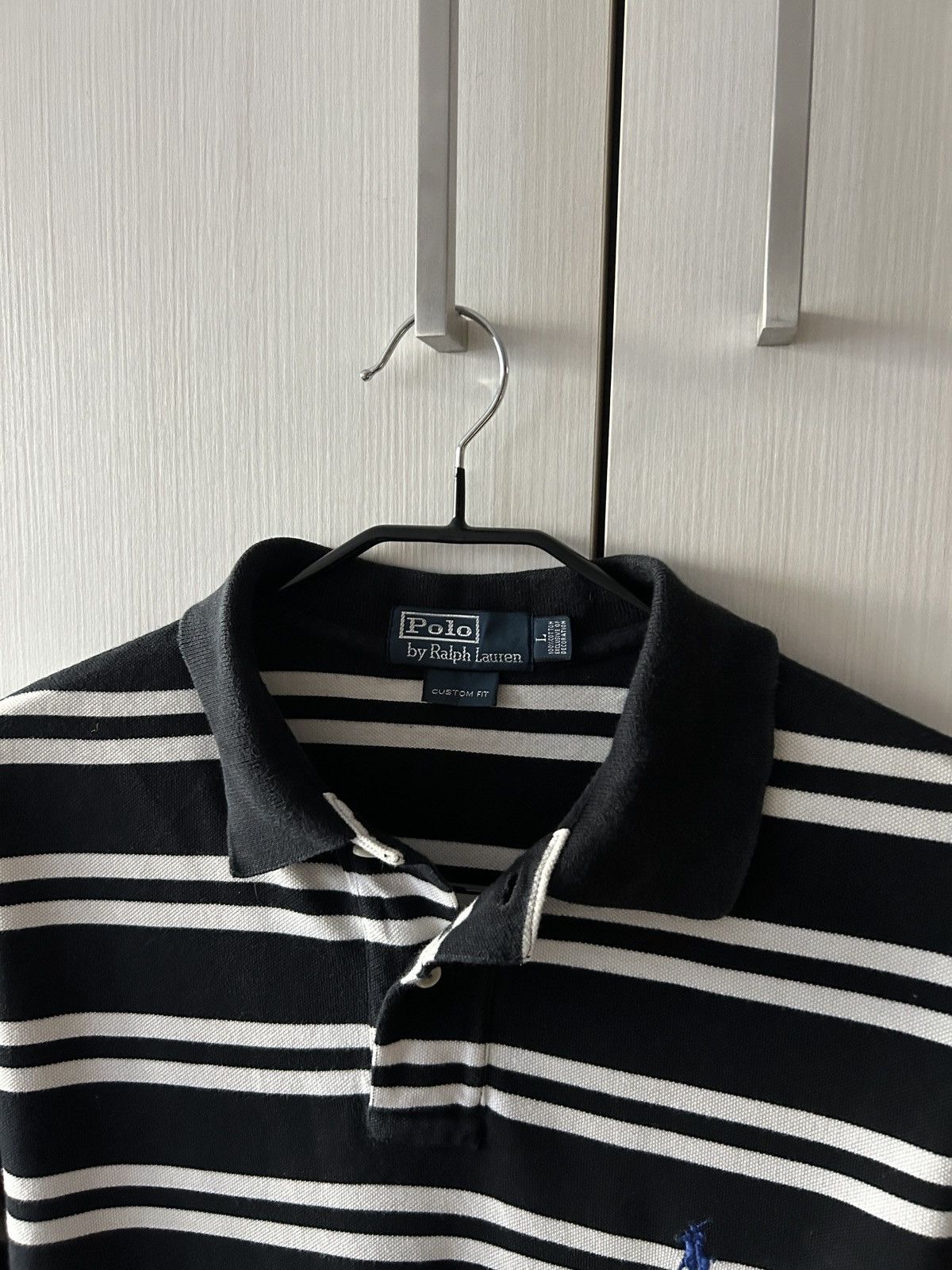 Polo Ralph Lauren × Rugby Ralph Lauren × Vintage Vintage Polo Ralph Lauren striped polos mens rugby Size US L / EU 52-54 / 3 - 3 Thumbnail