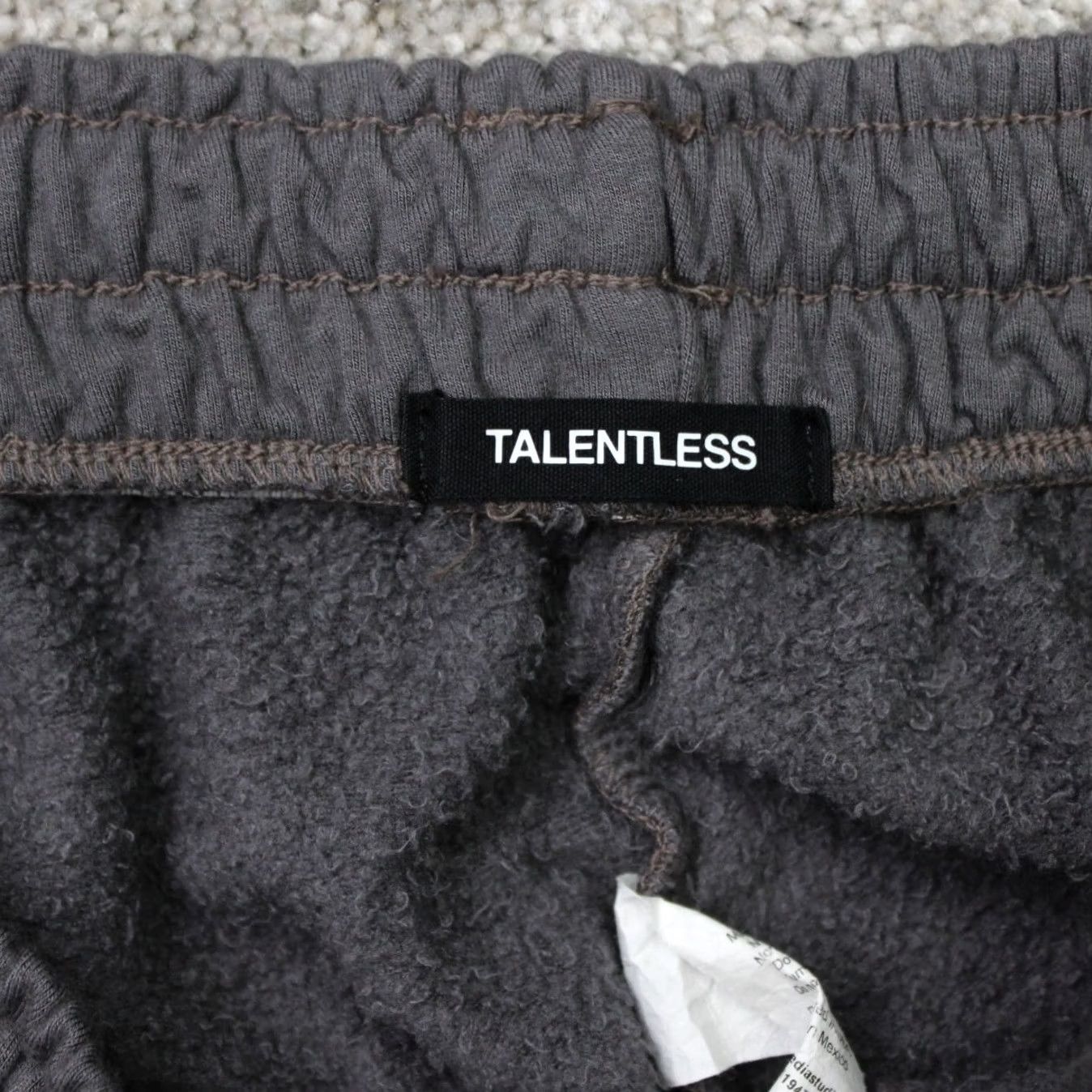Talentless Talentless Sweat Shorts Women Large Gray Elastic Waist Lounge Athleisure Stretch Size 36" / US 14 / IT 50 - 7 Thumbnail