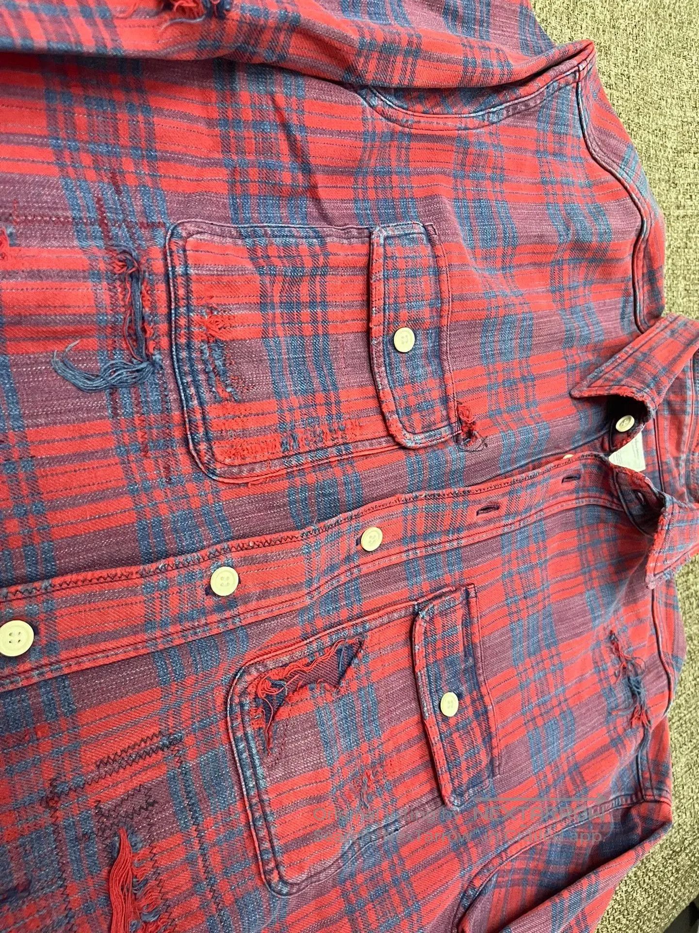 Visvim VISVIM Lumber Check Crash Shirt. Size US S / EU 44-46 / 1 - 4 Thumbnail