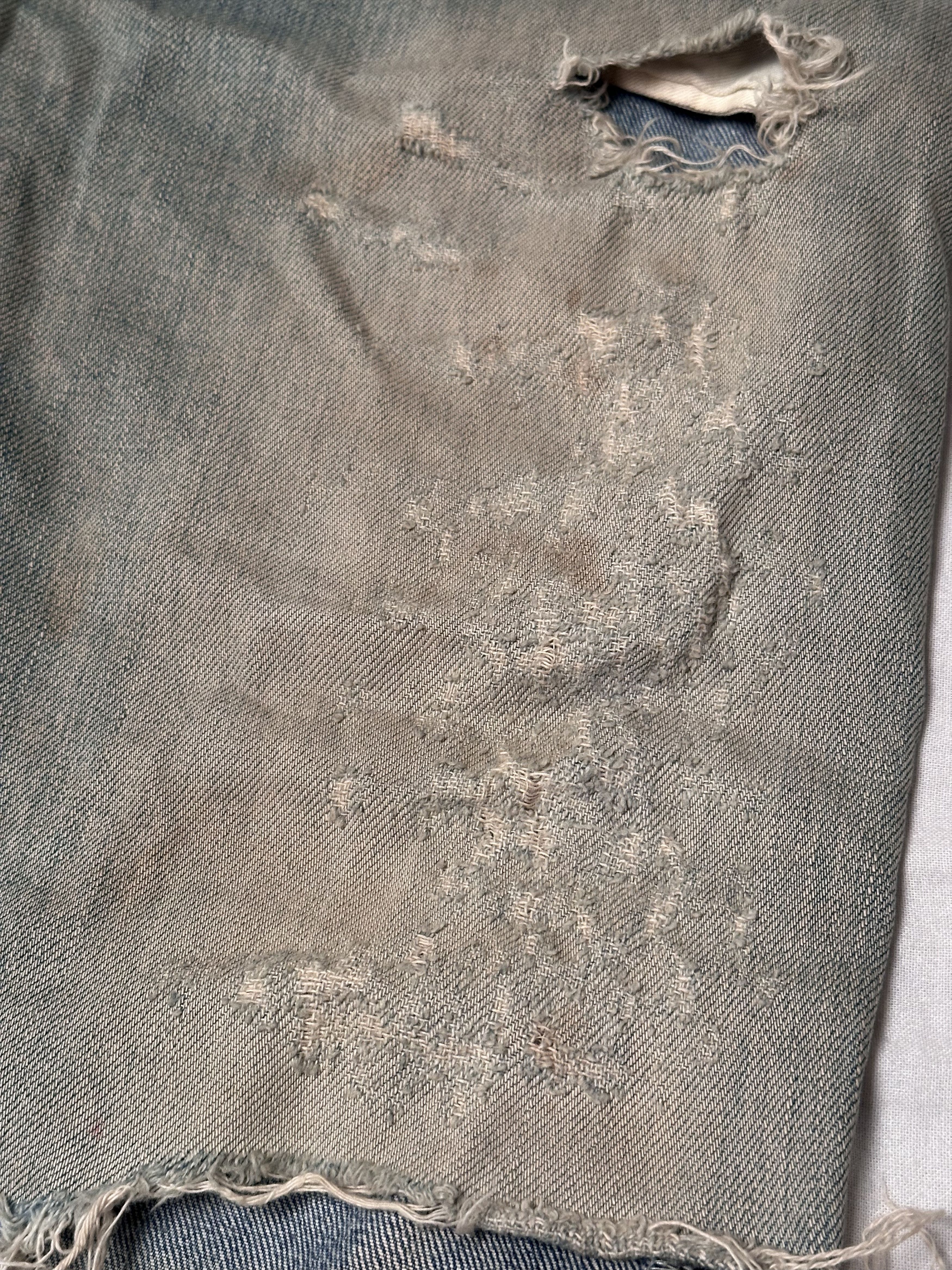 Saint Laurent Paris 2014 YSL SAINT LAURENT Paris Hedi Slimane Crash Denim Jeans Size US 32 / EU 48 - 16 Thumbnail