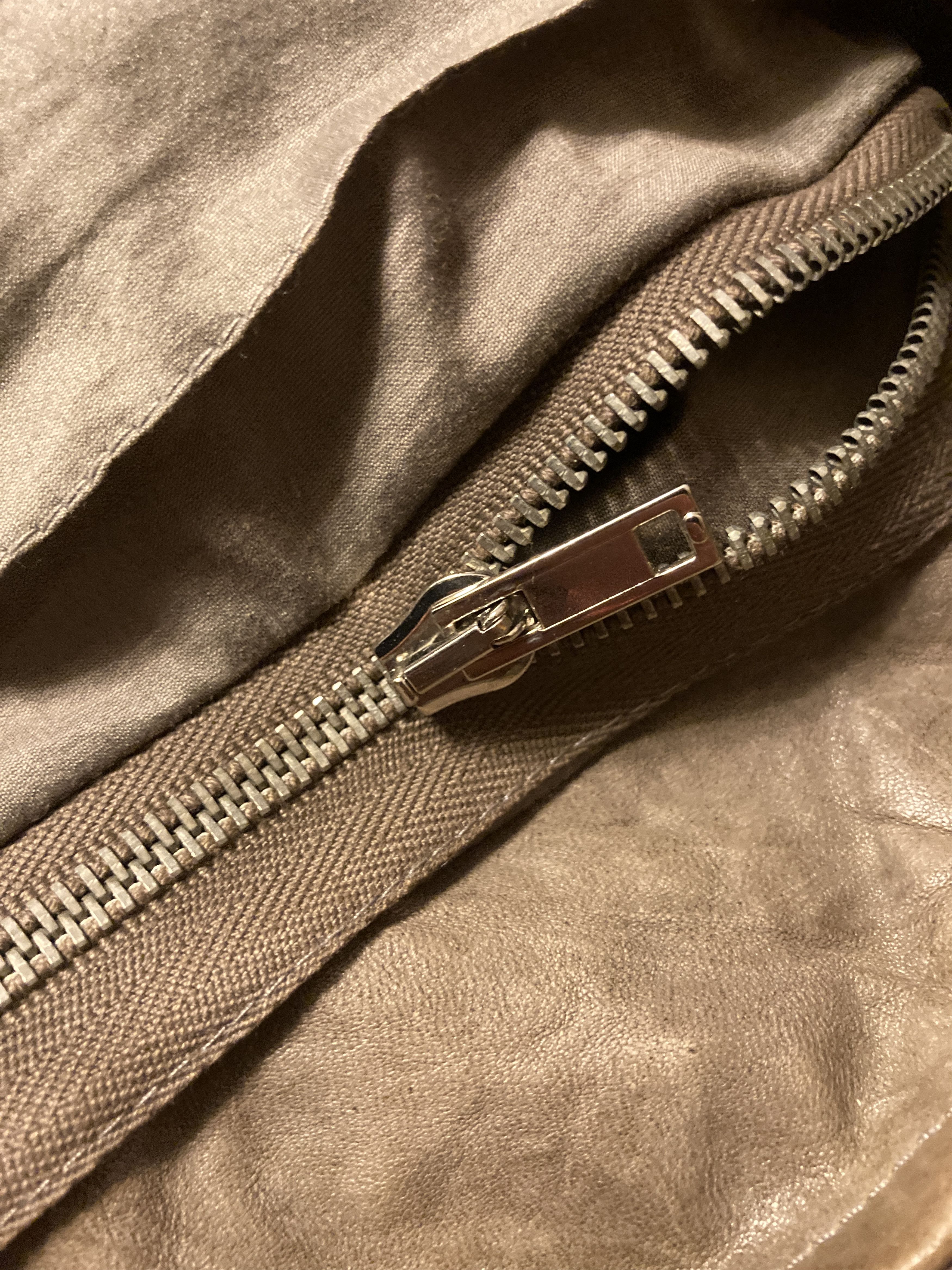 Rick Owens F/W 09 “CRUST” Hammered Lamb Mollino Leather Jacket Dust L Size US L / EU 52-54 / 3 - 16 Thumbnail