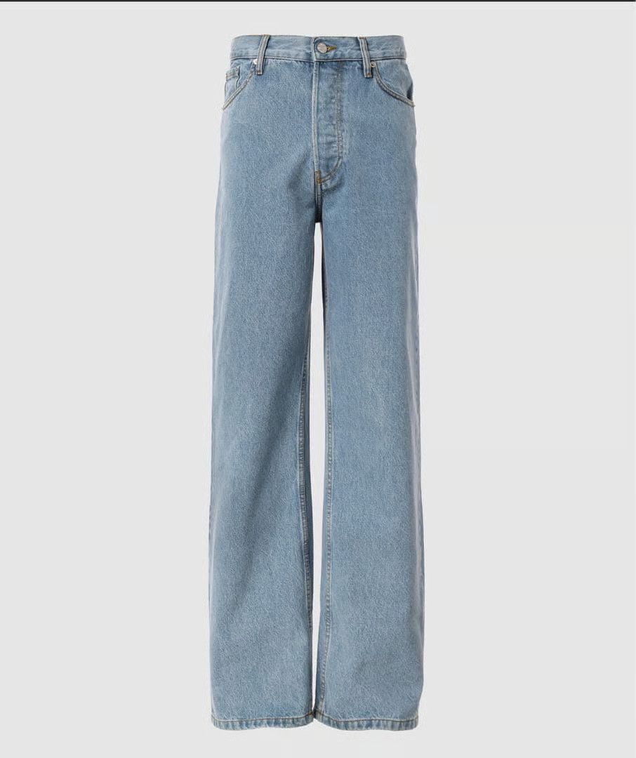 Dries Van Noten o1mle0226 Pine Denim Pants in Blue Size US 30 / EU 46 - 1 Thumbnail