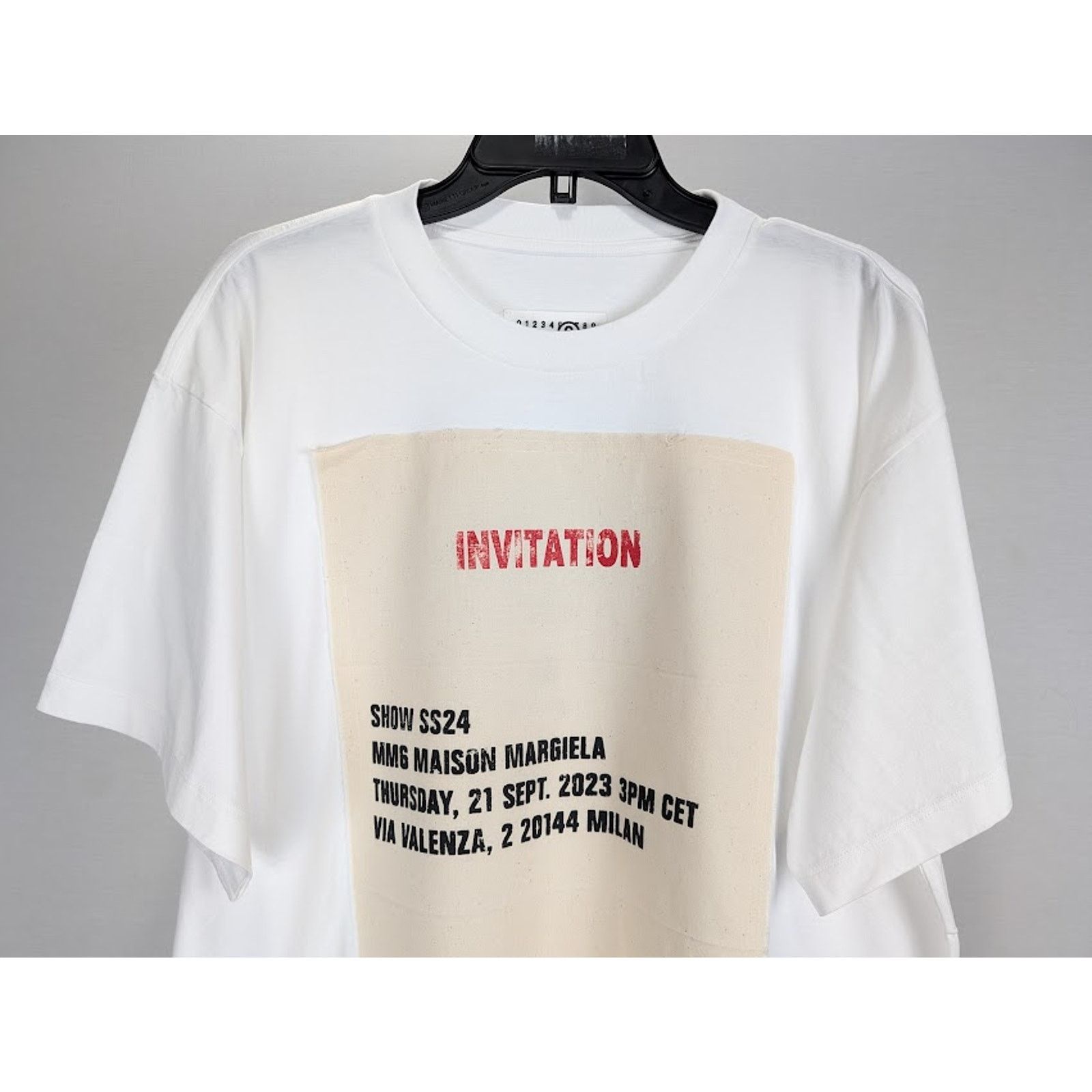 Maison Margiela o1rshd1 T-Shirt in White Size US S / EU 44-46 / 1 - 5 Thumbnail