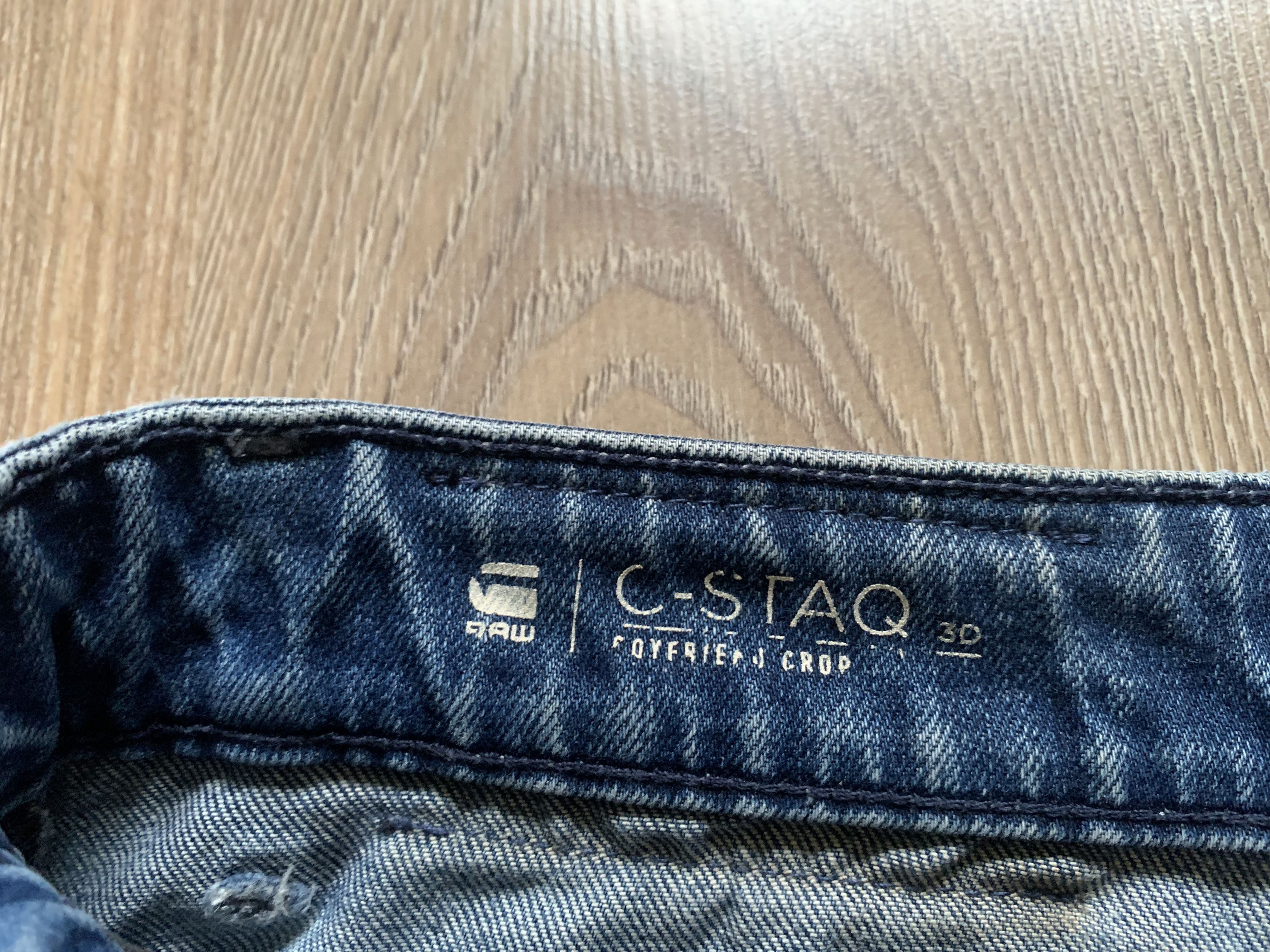 G-Star G Star Raw Women's C-Staq 3d Boyfriend Crop Blue Jeans Size 27" / US 4 / IT 40 - 9 Thumbnail