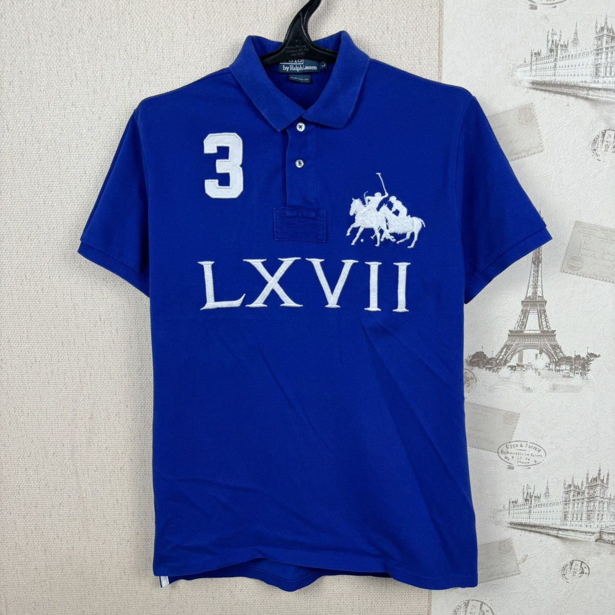 Polo Ralph Lauren Vintage Ralph Lauren Polo T shirt Chief Keef LXVII Blue Sz L Size US L / EU 52-54 / 3 - 3 Thumbnail