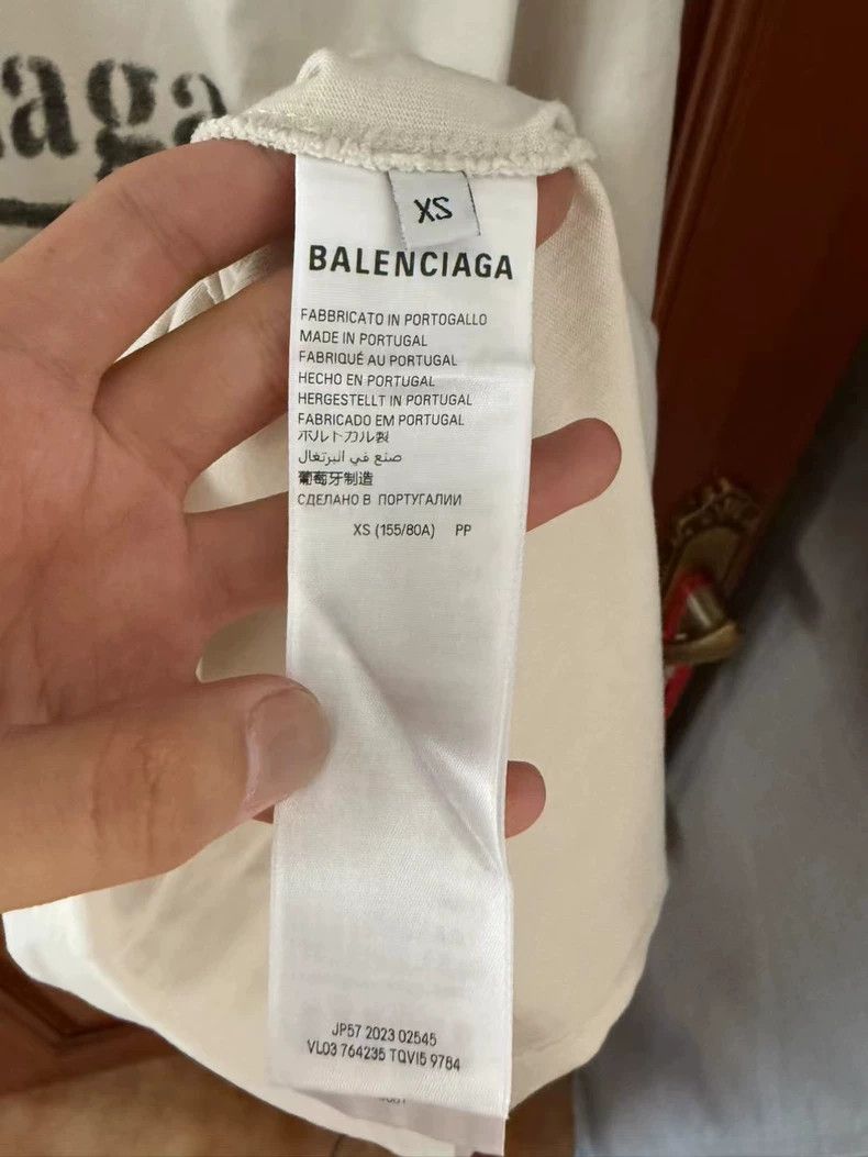 Balenciaga Balenciaga Burn Blur Coke Short Sleeve White Size US XS / EU 42 / 0 - 4 Thumbnail