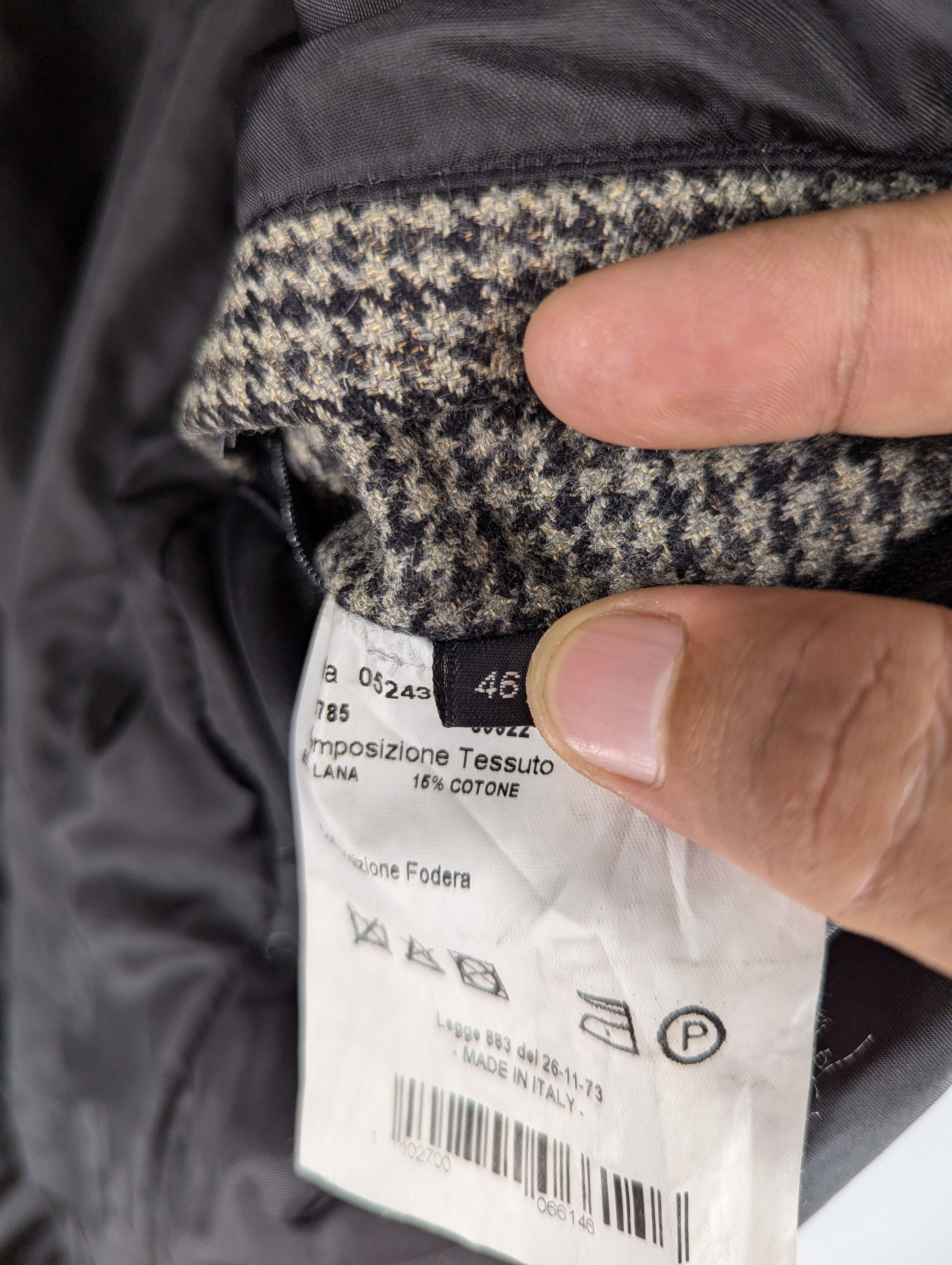 Herno Vintage Herno Houndstooth Wool Long Coat Jacket Size L / US 10 / IT 46 - 13 Thumbnail