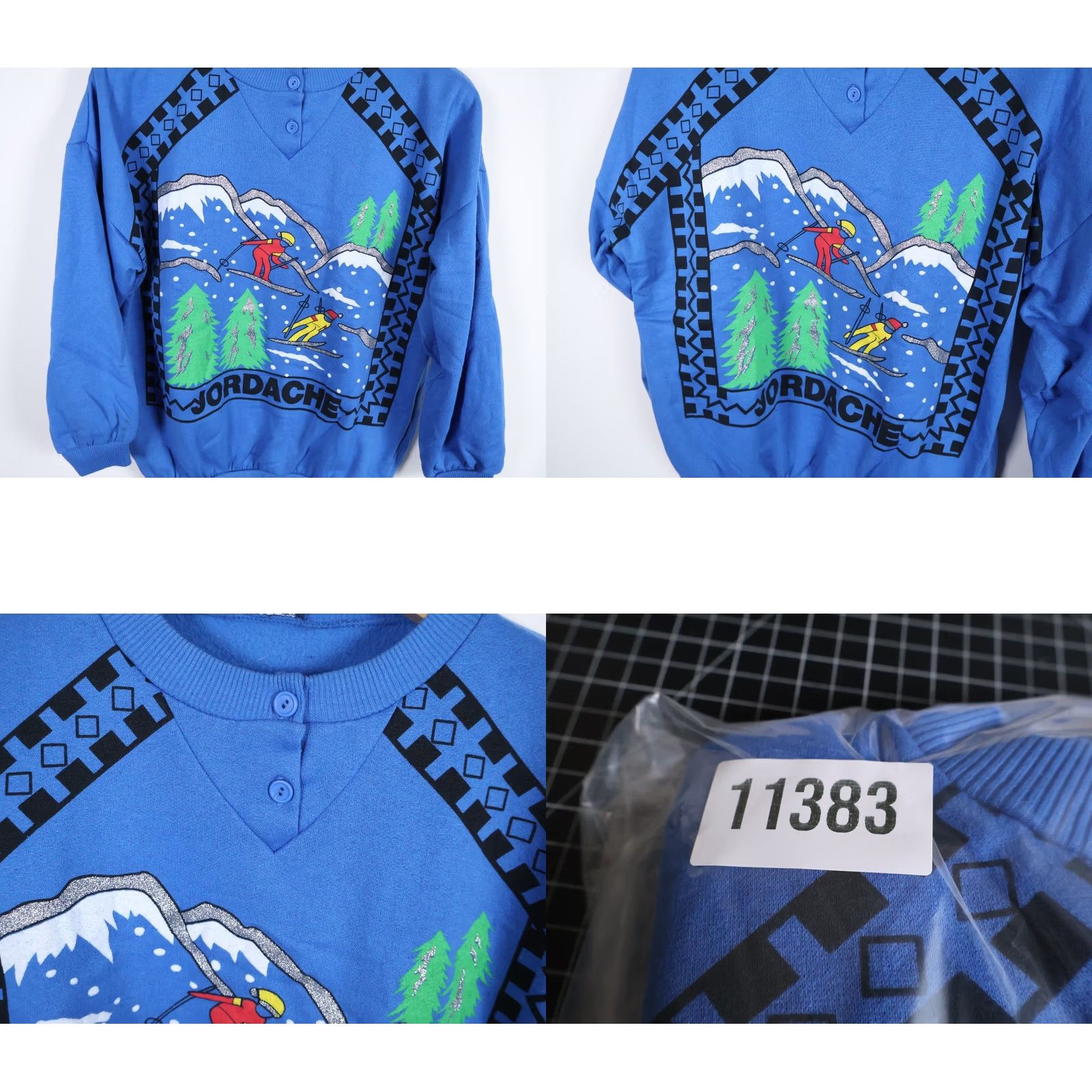 Jordache VINTAGE Jordache Sweatshirt Size L / US 10 / IT 46 - 8 Thumbnail