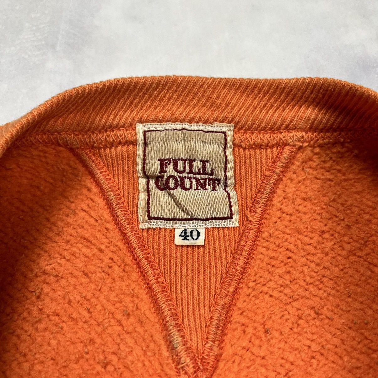 Full Count & Co. Vtg Full Count Double V Sweatshirt Size US L / EU 52-54 / 3 - 4 Thumbnail