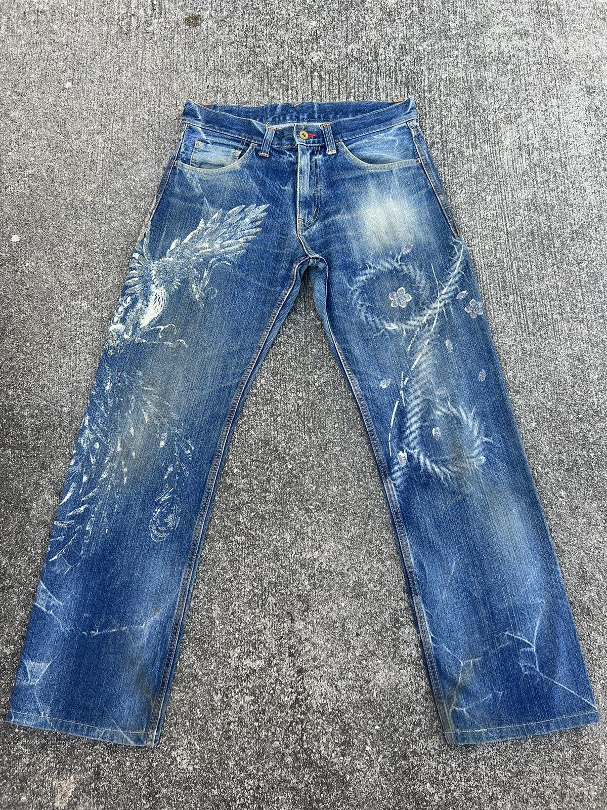 Eternal Vintage Eternal Japan Dirty Mud Denim Painter Jeans Size US 30 / EU 46 - 1 Thumbnail