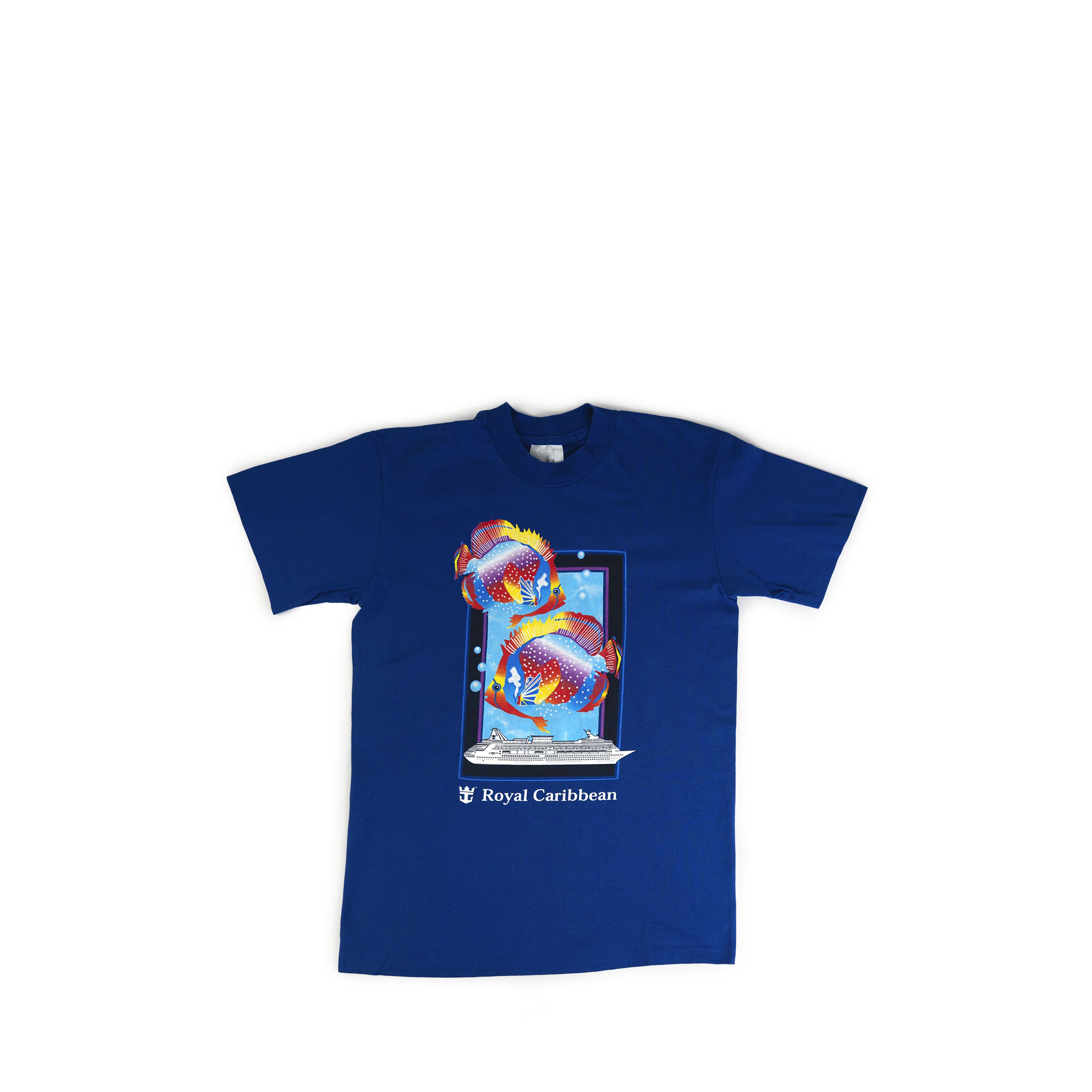 Vintage Vintage 1990's Royal Caribbean Tee Shirt Size US M / EU 48-50 / 2 - 1 Thumbnail