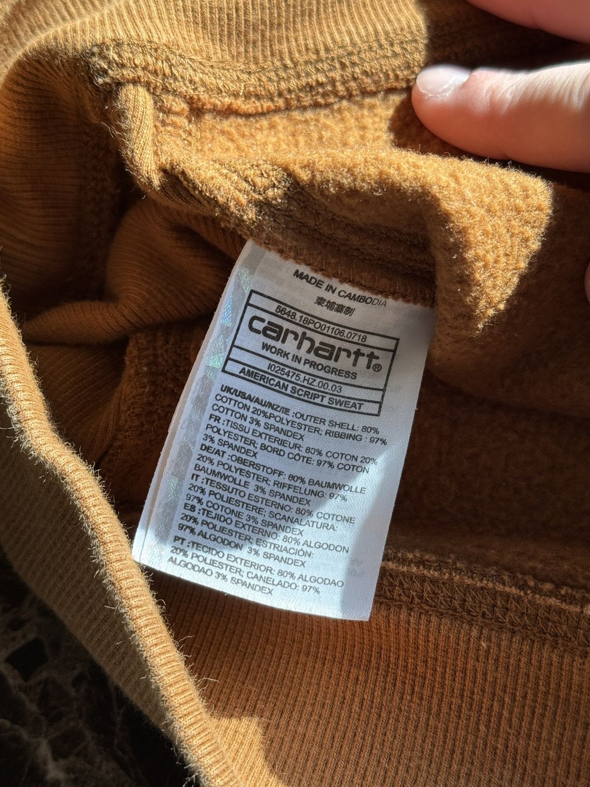 Carhartt Wip Carhartt WIP American Script Crewneck Sweatshirt - Brown Size US M / EU 48-50 / 2 - 7 Thumbnail