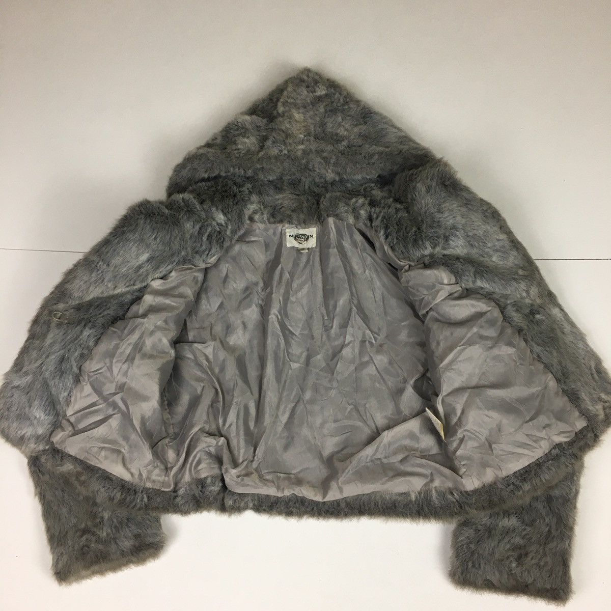 Japanese Brand Moda In Boa Acrylic Like Mink Fur Crop Hoodie Size M / US 6-8 / IT 42-44 - 7 Thumbnail