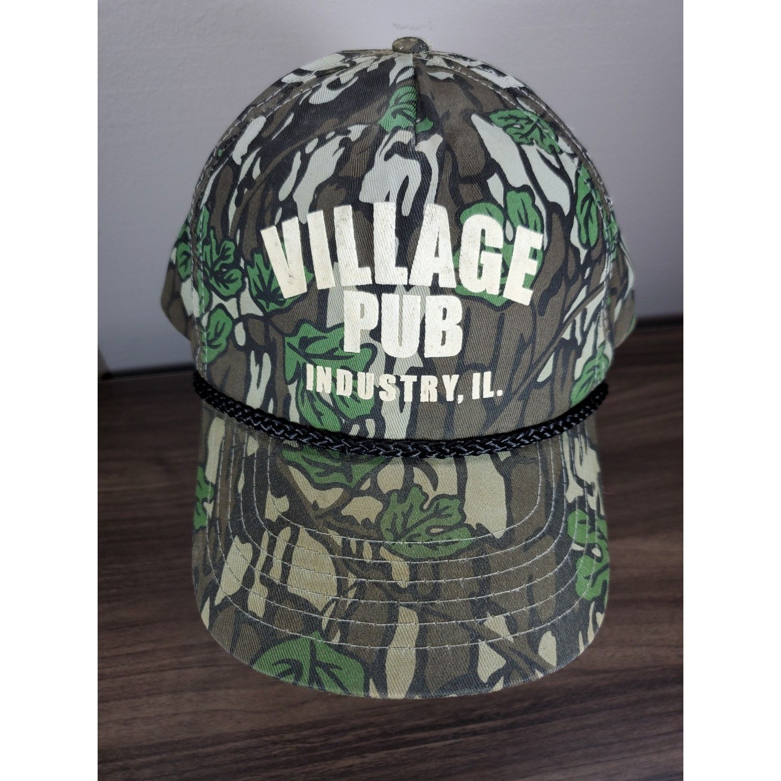 Cobra "Village Pub" Camo Hat Beer Bar Snapback Cap Industry IL Size ONE SIZE - 2 Thumbnail