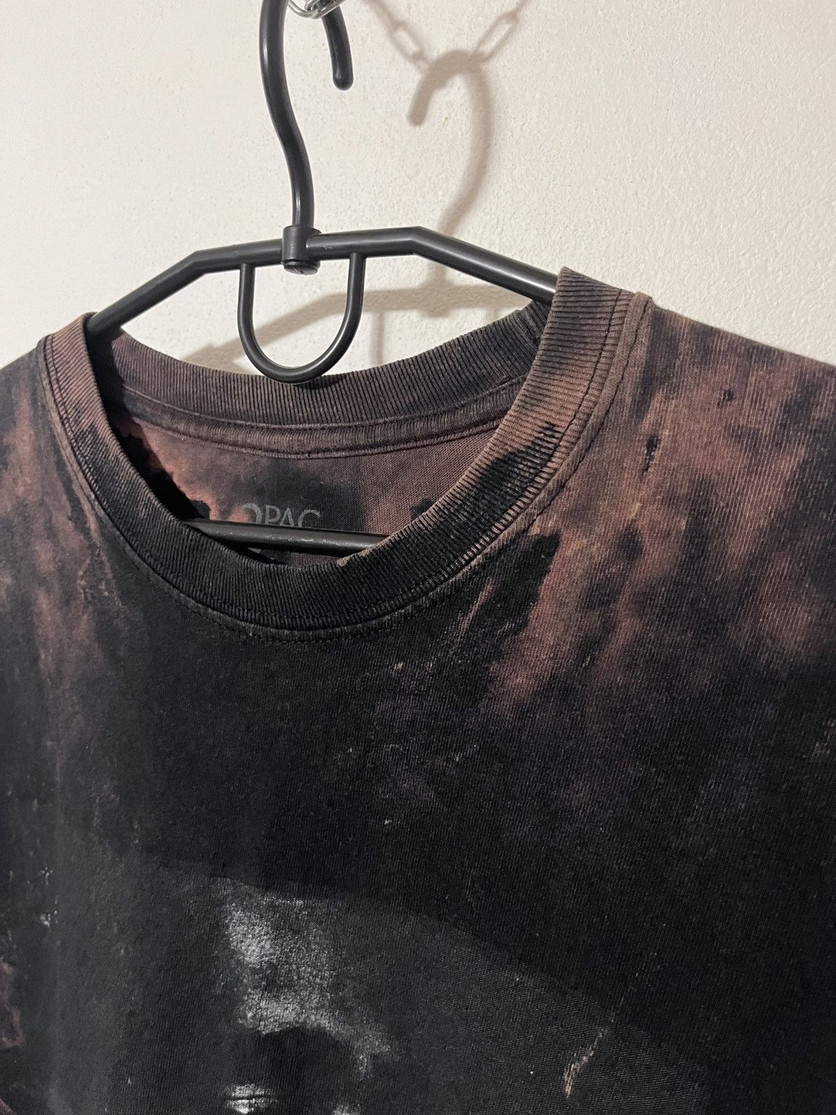 Other 2Pac Bleach Effect Rap Tee Black Vintage Style Size US XL / EU 56 / 4 - 3 Thumbnail