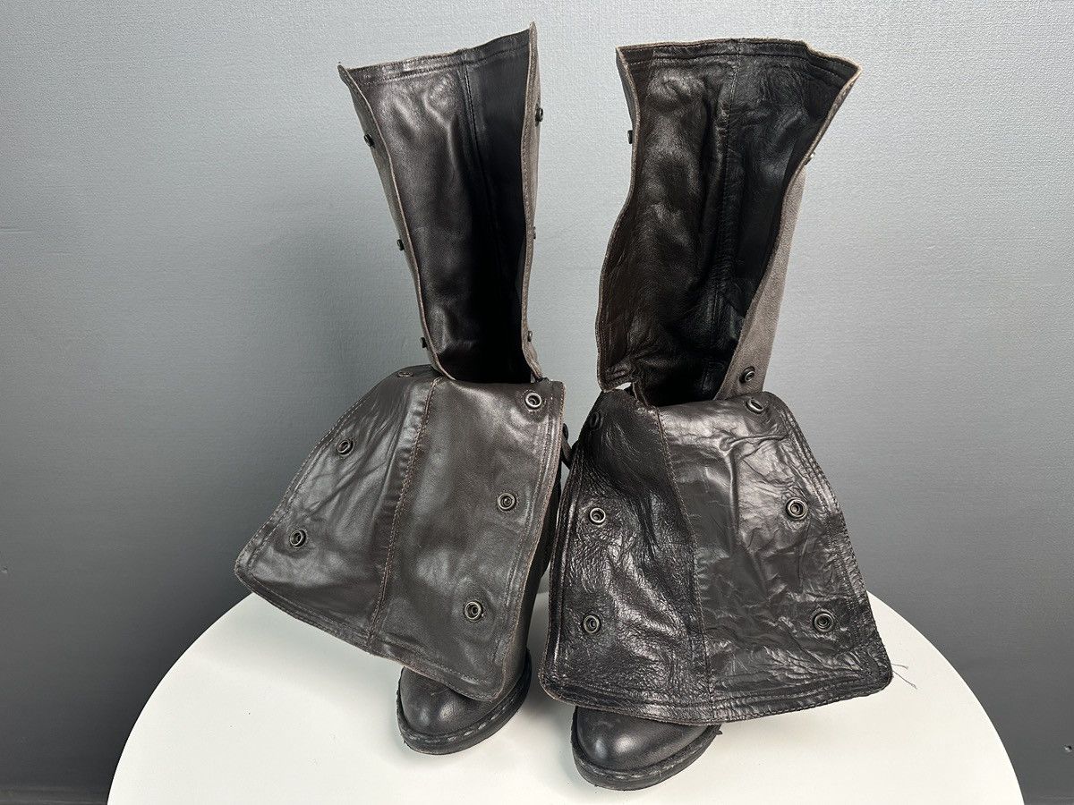 A.S.98 A.S.98 Airstep Leather Tall Boots Biker Boho Buckle Strap Size US 10 / IT 40 - 14 Thumbnail