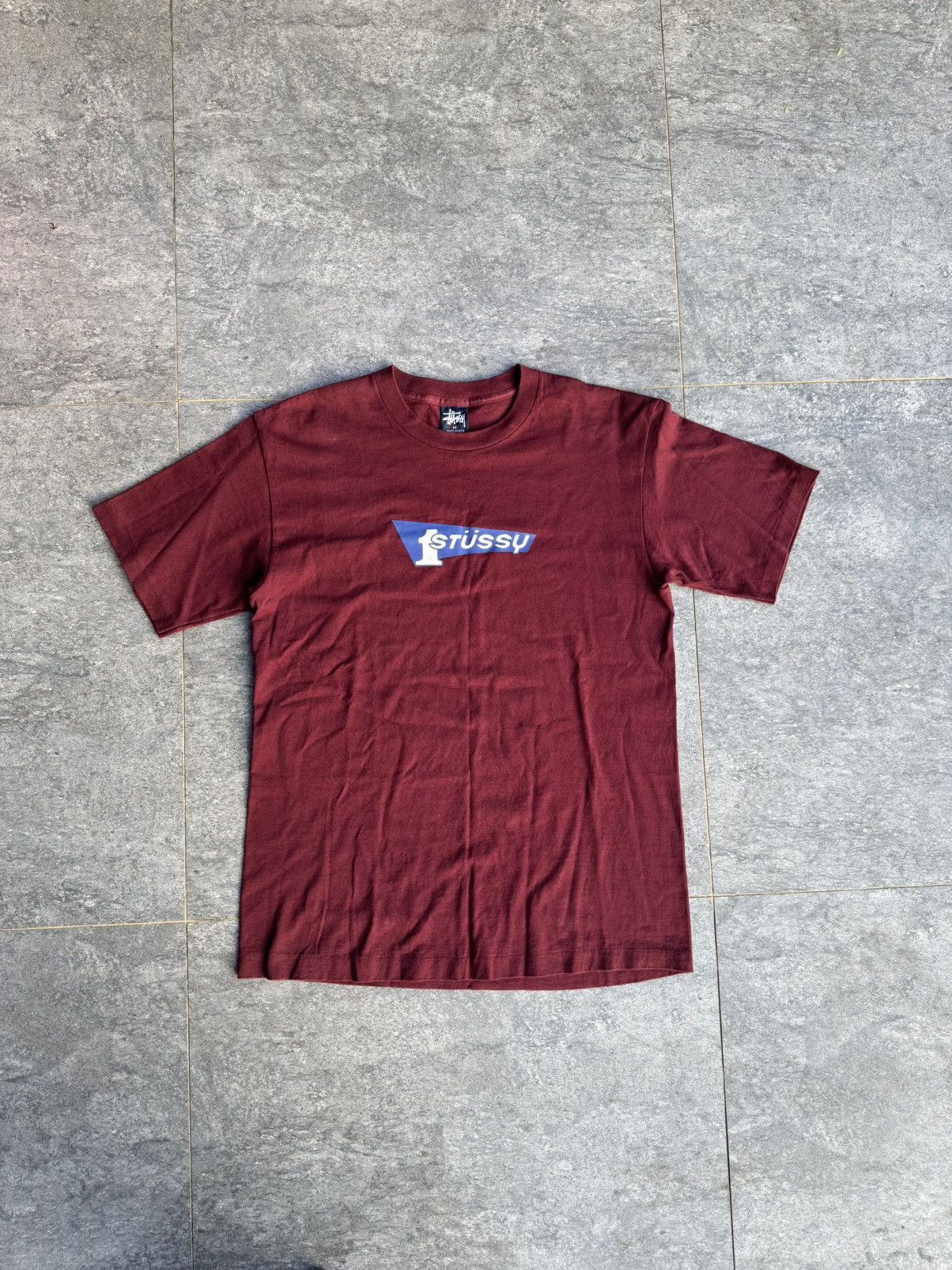Stussy Stussy Shirt Vintage 90s Blue Box Logo Skate StreetWear Size US M / EU 48-50 / 2 - 8 Thumbnail