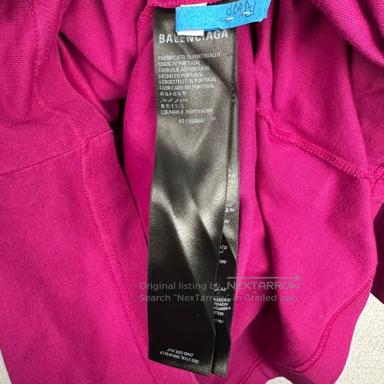 Balenciaga Balenciaga Classic Cola Logo Short Sleeve Size US XS / EU 42 / 0 - 5 Thumbnail