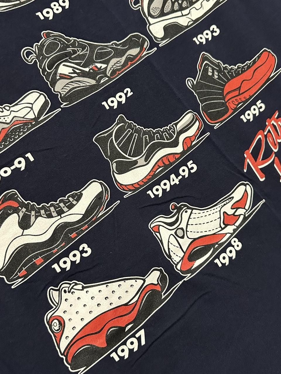 Other Retro Kicks Sneaker Evolution Chart Shirt Size US XXL / EU 58 / 5 - 4 Thumbnail