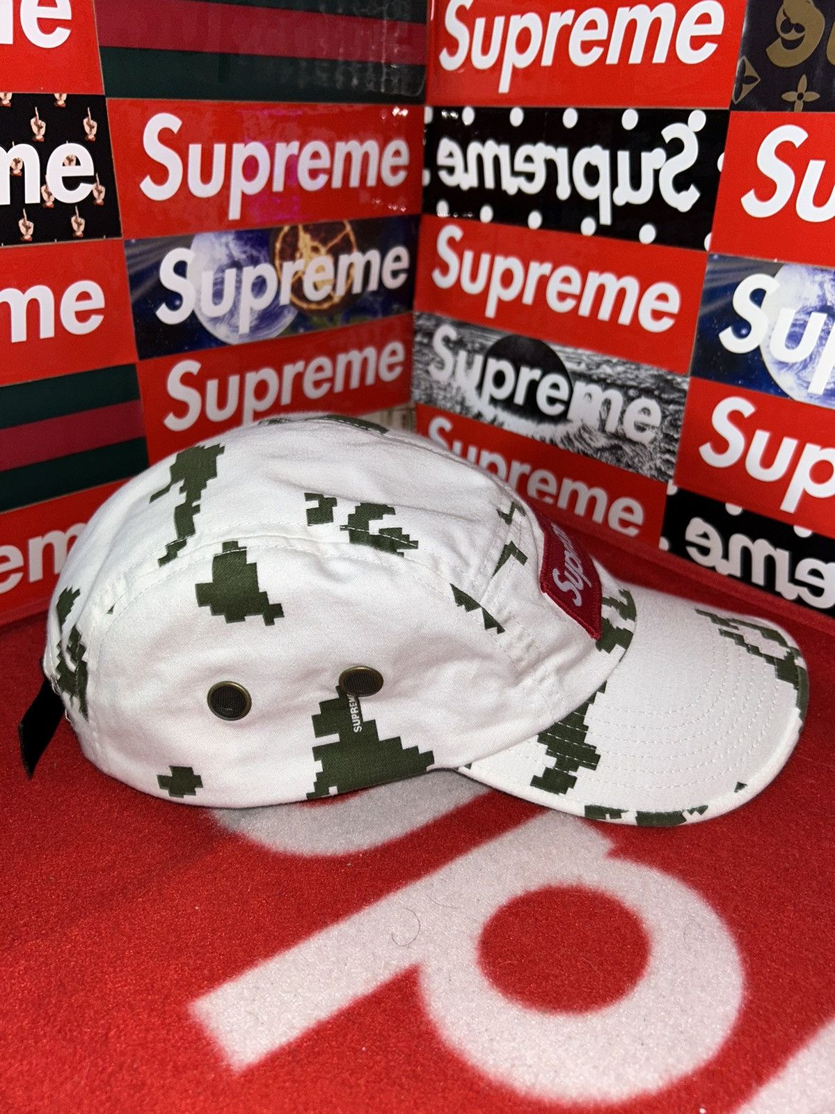 Supreme Supreme Military Camp Cap ‘White Russian Camo’ FW21 Size ONE SIZE - 3 Thumbnail