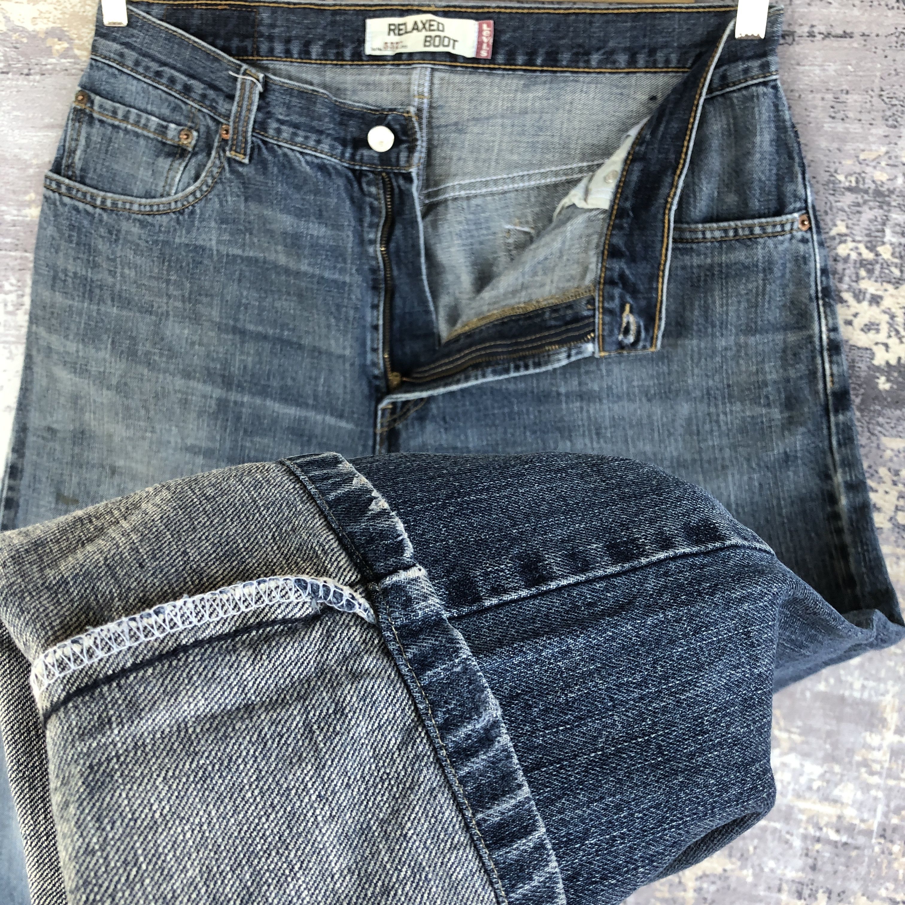 Levi's Vintage Levis 557 Bell Bottom Jeans Levi's Flare Denim Size US 34 / EU 50 - 8 Thumbnail