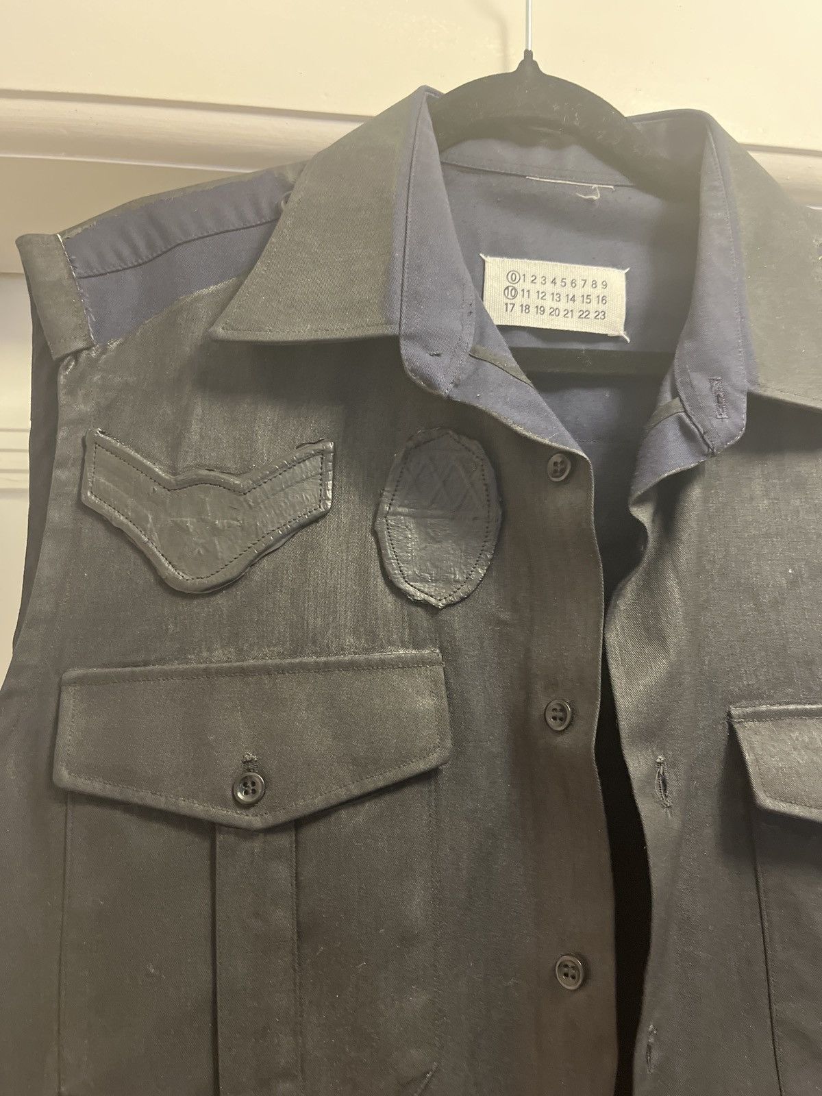 Maison Margiela Margiela police officer vest SS03 artisinal Size US L / EU 52-54 / 3 - 4 Thumbnail