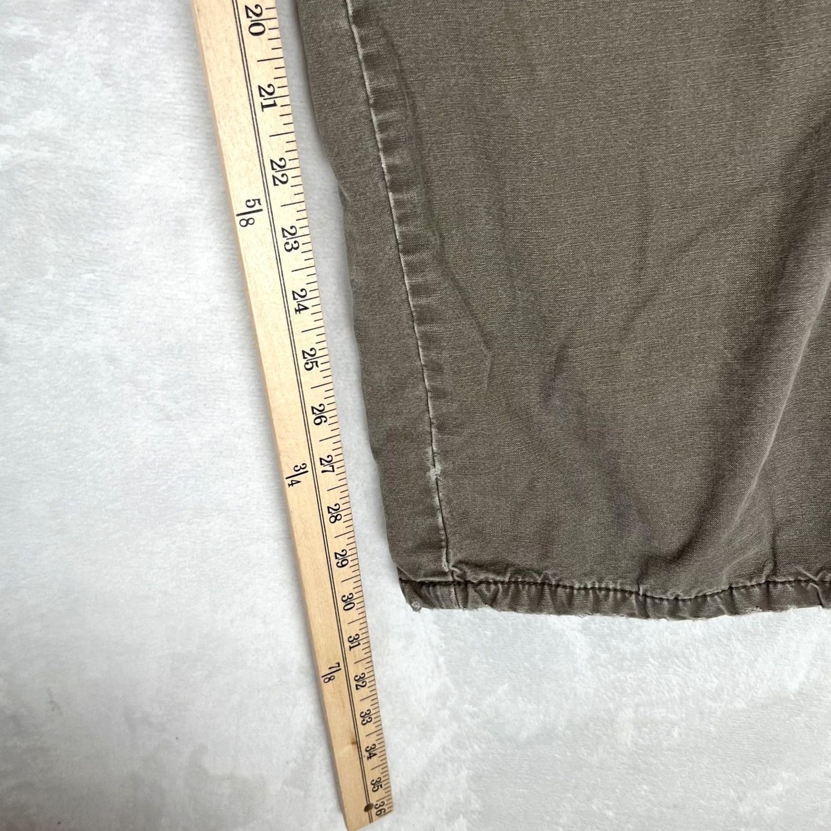 Vintage C.E. Schmidt Mens Carpenter Pants 38x30 Brown Fleece Lined Workwear Pants Size US 38 / EU 54 - 5 Thumbnail