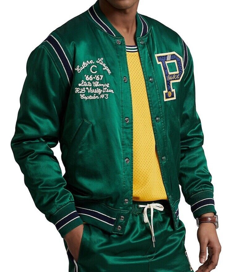 Polo Ralph Lauren POLO Ralph Lauren State Champs Satin Varsity Jacket XXL Size US XXL / EU 58 / 5 - 3 Thumbnail