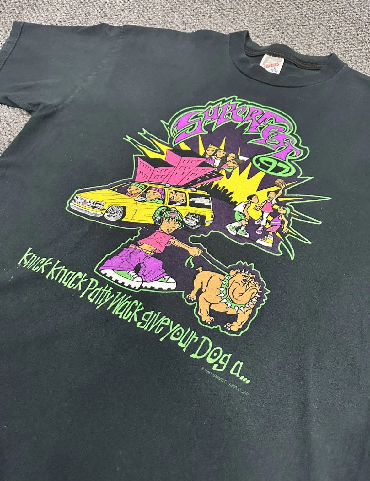 Vintage Budweiser SuperFest “Knock Knock Patty Wack Give Your Dog A” Size US XL / EU 56 / 4 - 3 Thumbnail