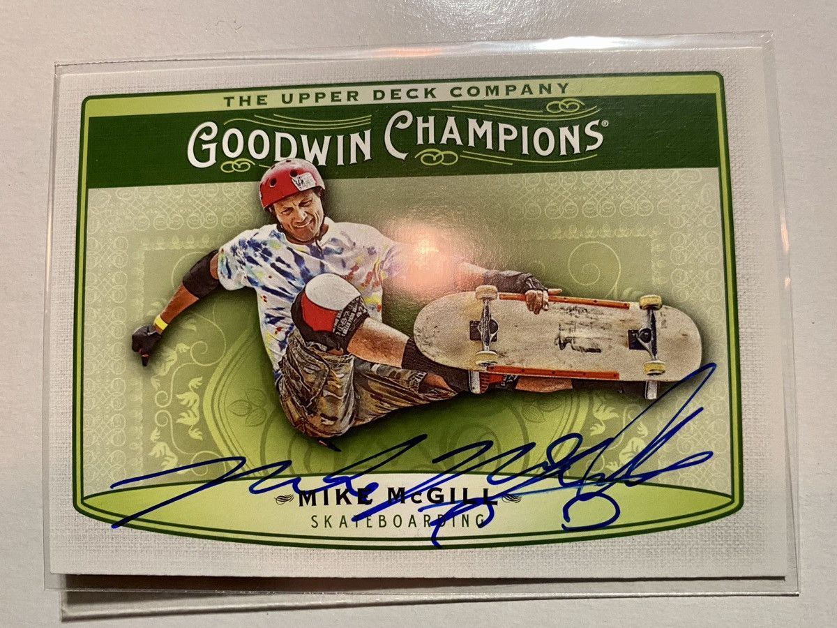 Powell Peralta × Tony Hawk Mike McGill autographed signed card bones brigade Size ONE SIZE - 1 Preview