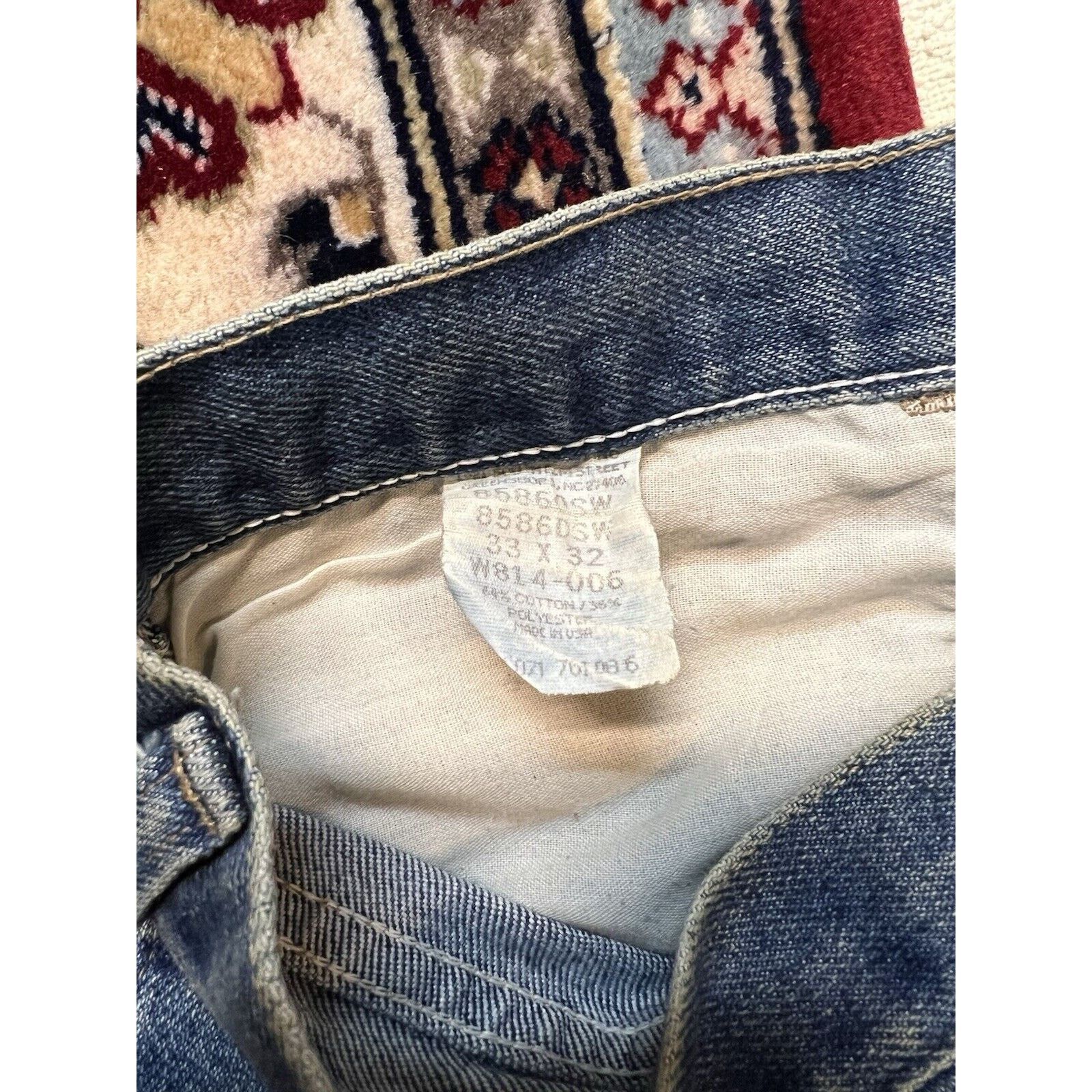 Wrangler Wrangler Hero Jeans Vintage 33 x 32 Men USA 85860SW Pleated Size US 33 - 5 Thumbnail