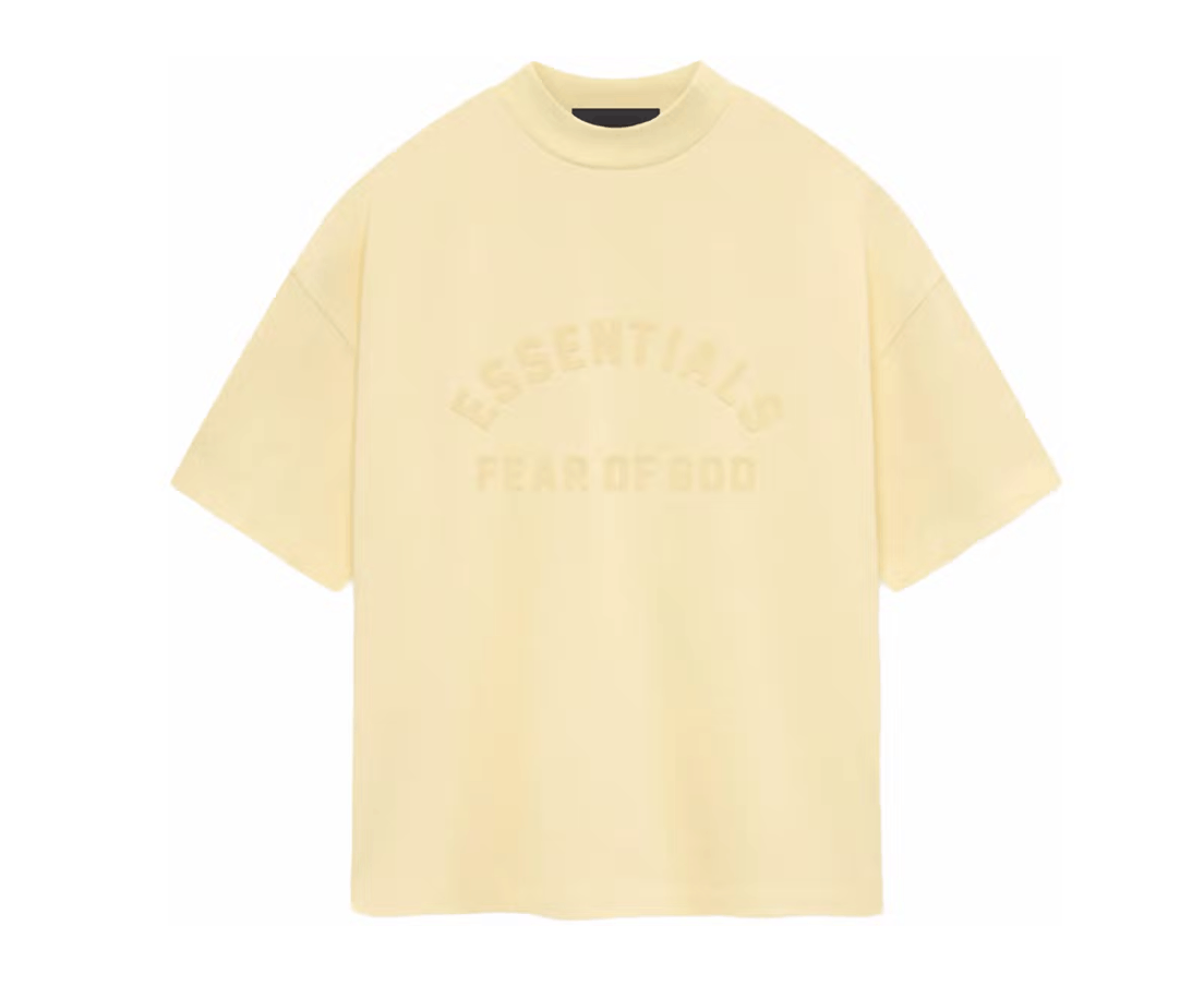 Fear of God Fear of God Essentials Heavy Jersey Tee Garden Yellow (XL) Size US XL / EU 56 / 4 - 1 Thumbnail