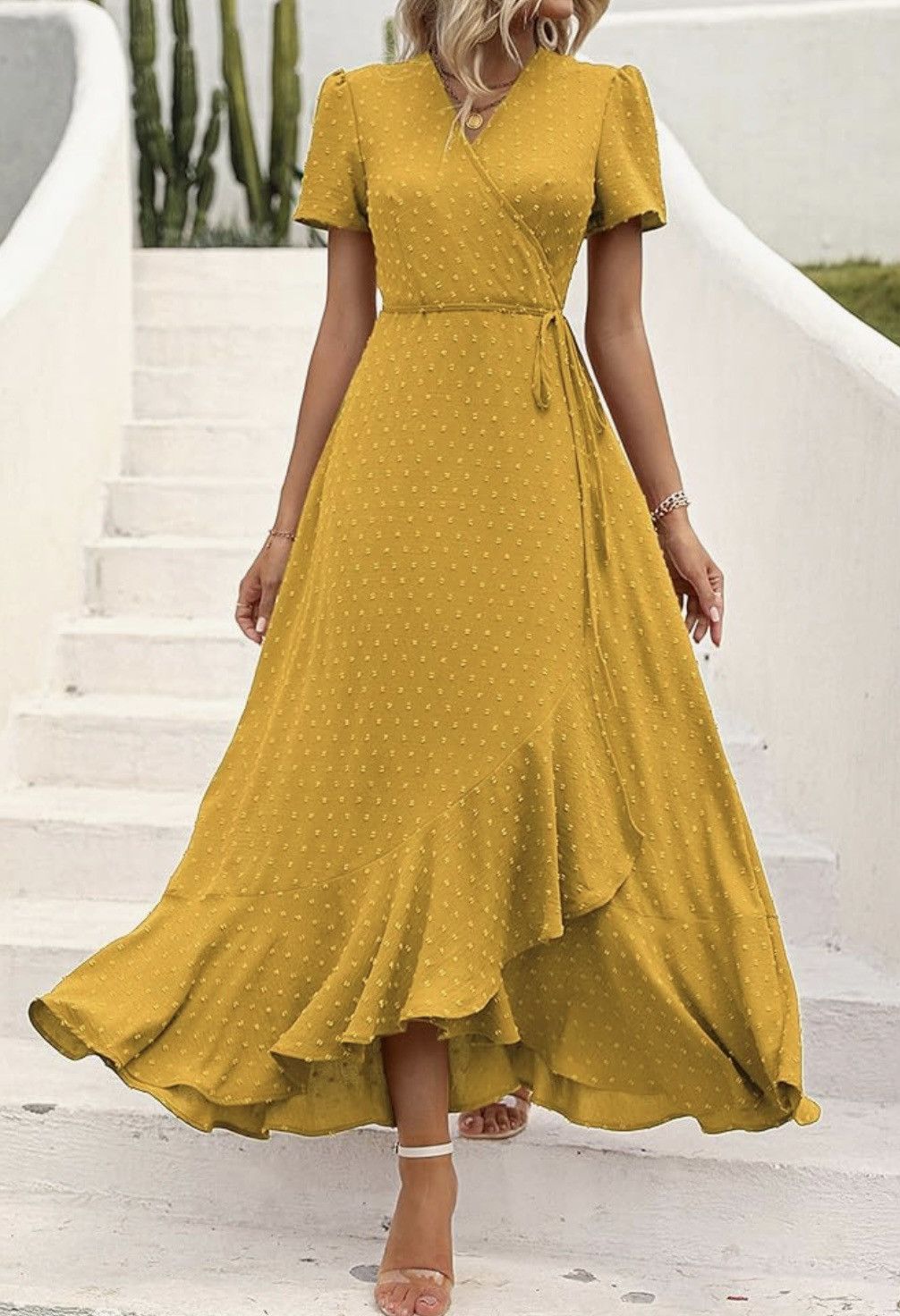 Other NWOT PrettyGarden Wrap Maxi Dress Size L / US 10 / IT 46 - 5 Thumbnail