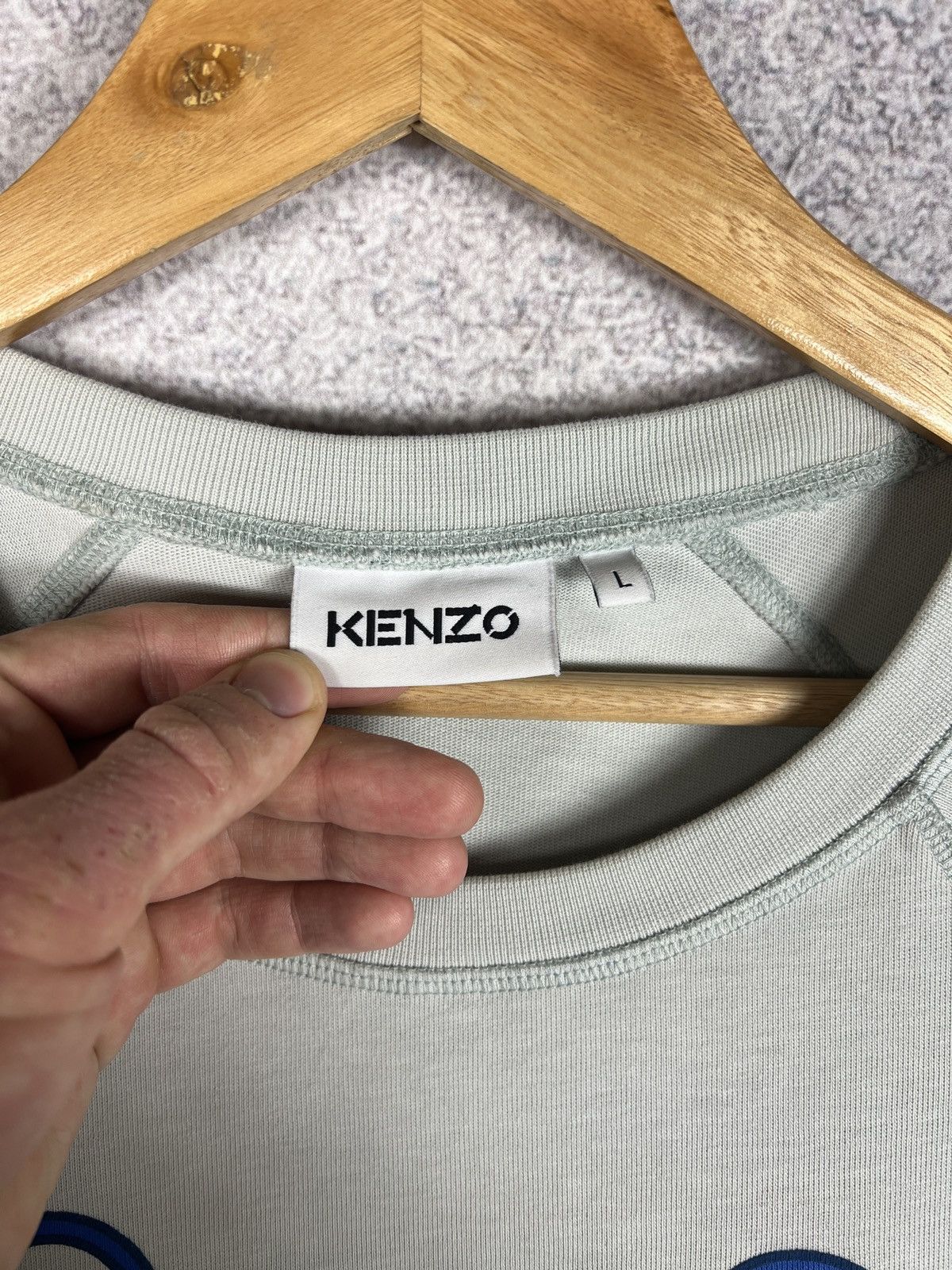 Kenzo KENZO Tiger Big Logo Oversized Fit Tee Size US L / EU 52-54 / 3 - 4 Thumbnail