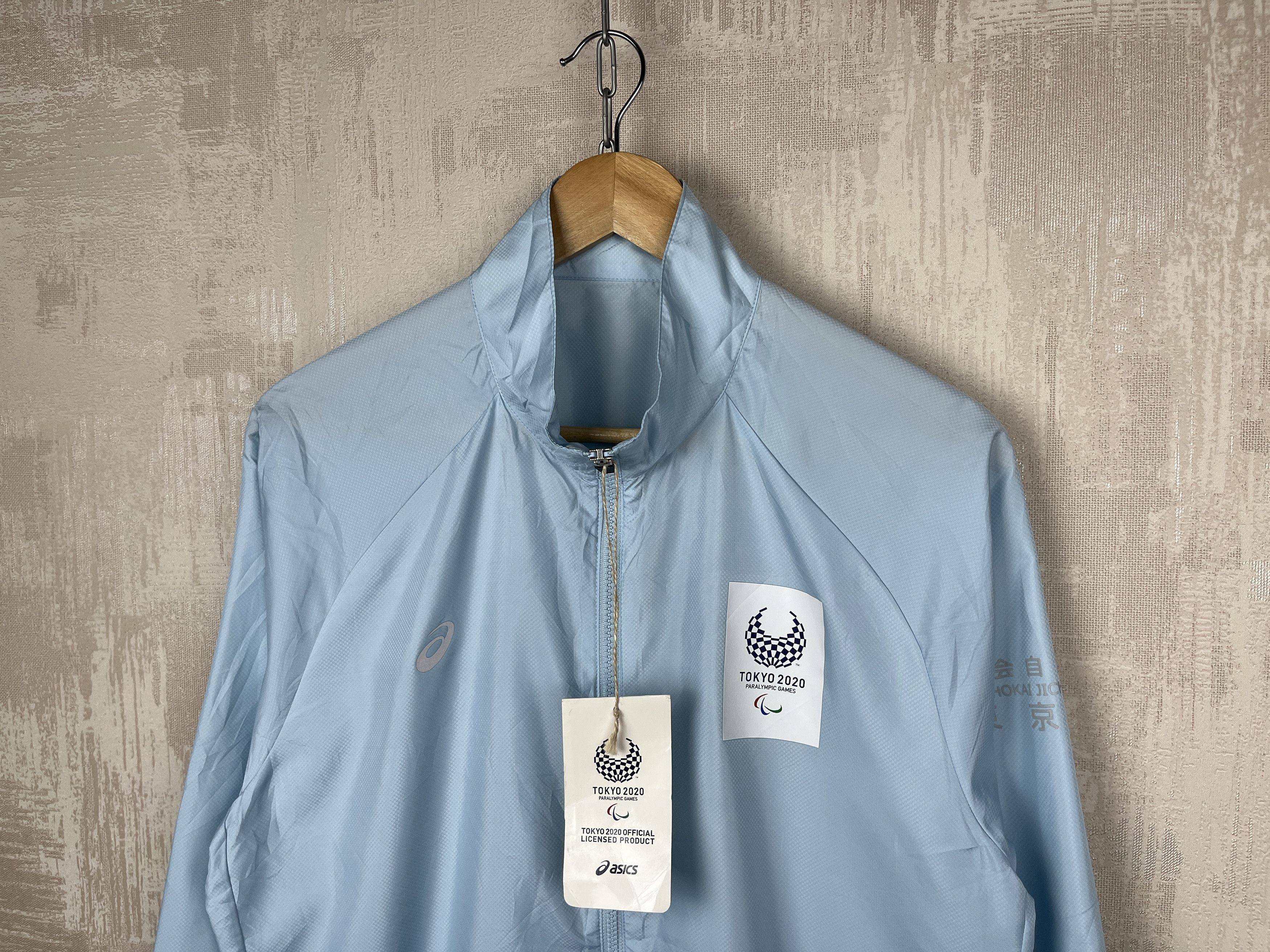 Asics Asics Tokyo Paralympic Games 2020 Wind Windbreaker Jacket Size US L / EU 52-54 / 3 - 4 Thumbnail