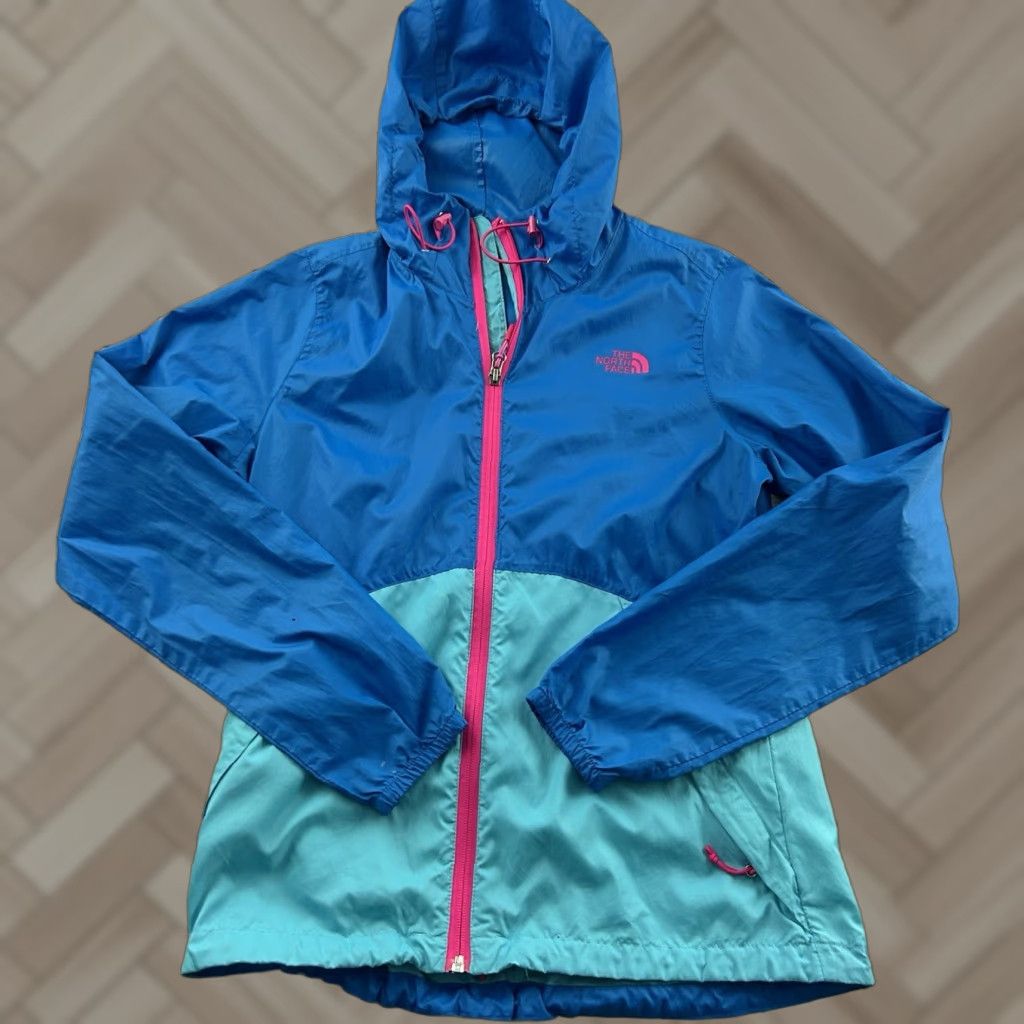 The North Face The North Face Full Zip Colorblock Windbreaker Jacket Women's Small Pink Blue Windbreaker Full Zip Mens Womens Ladies? Size S / US 4 / IT 40 - 1 Thumbnail