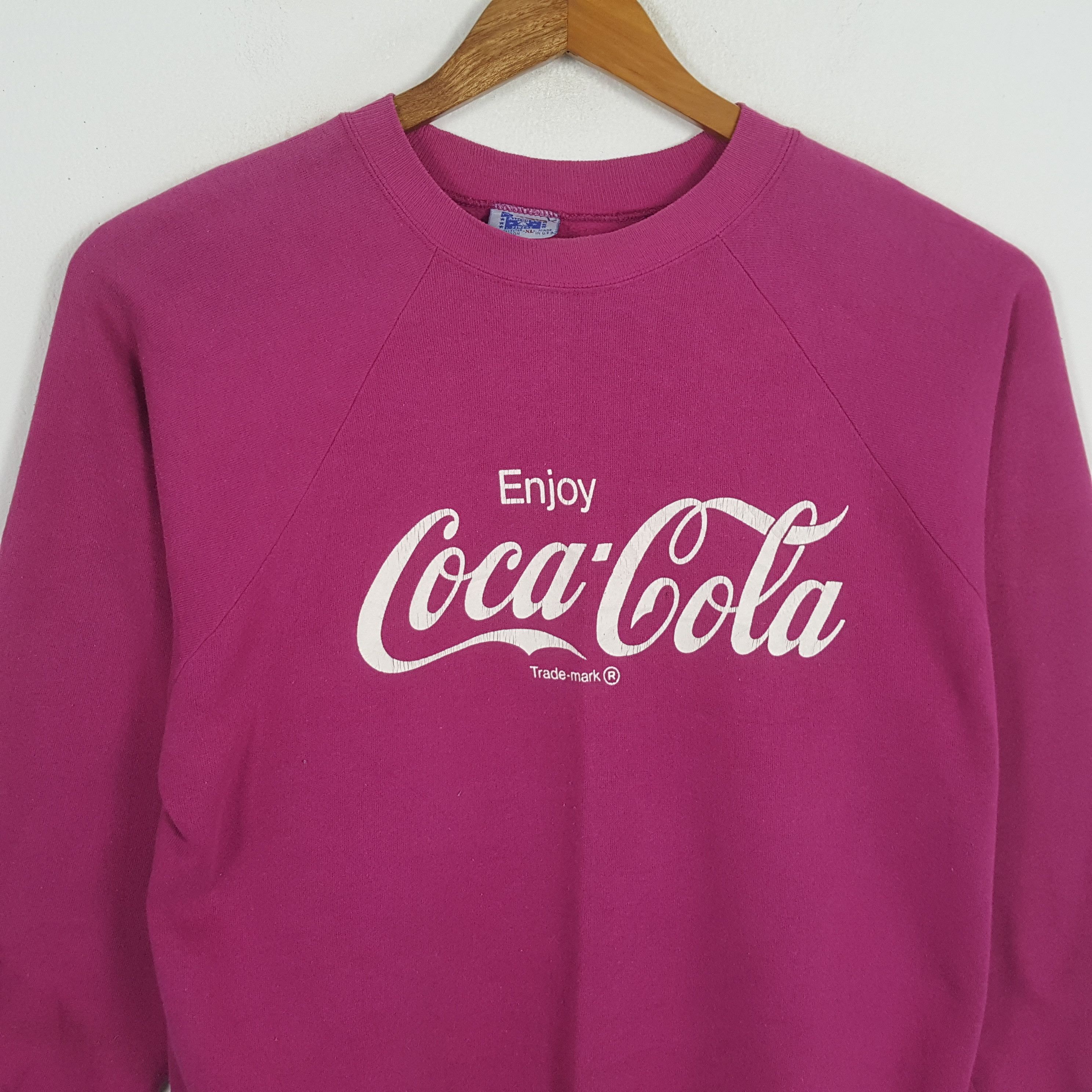 Coca Cola × Vintage Vintage COCA COLA American Drinking Water Promo Sweatshirts Size US L / EU 52-54 / 3 - 2 Thumbnail
