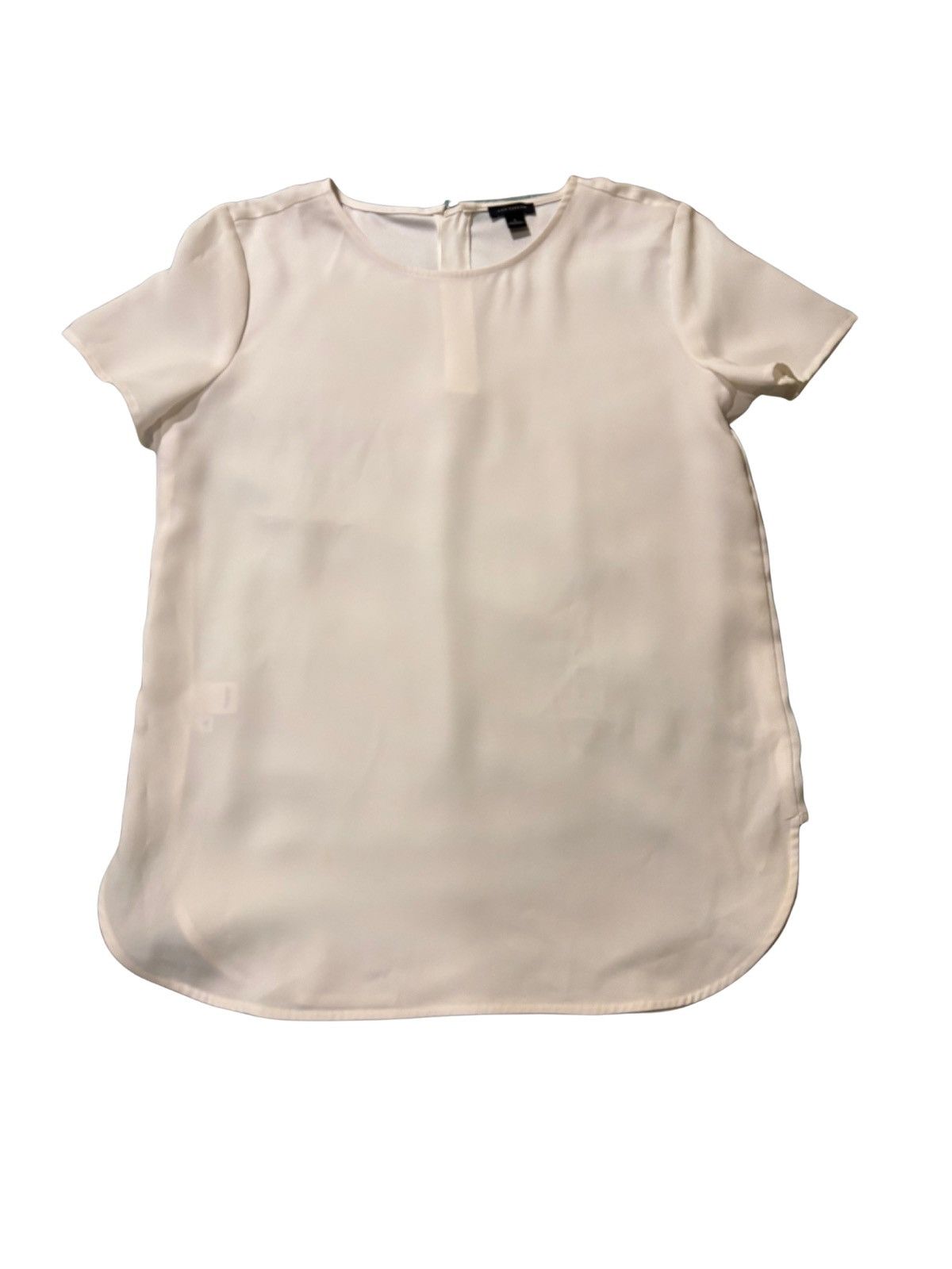 Ann Taylor White short sleeve blouse.wt2226 Size S / US 4 / IT 40 - 1 Thumbnail