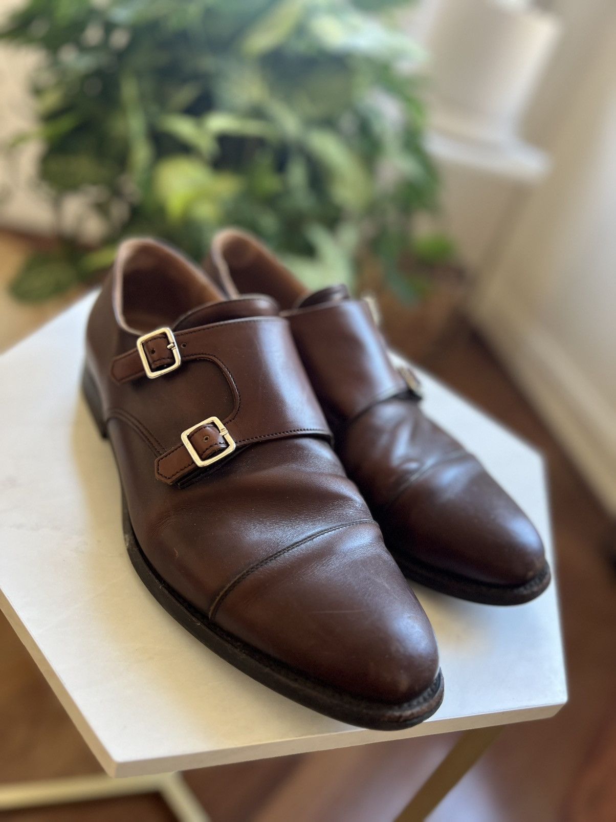Crockett & Jones Crockett & Jones Lowndes 4 Double Monk Shoes, Size 10E Size US 10 / EU 43 - 4 Thumbnail