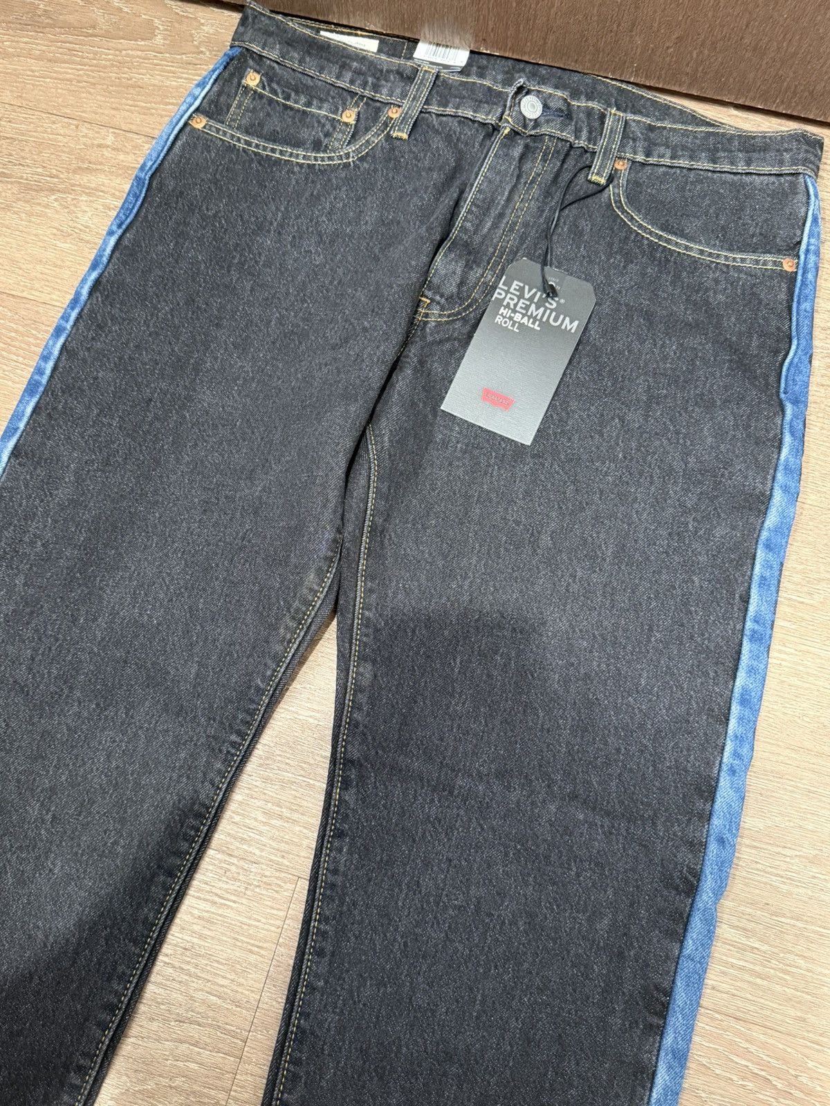 Levi's × Levi's Vintage Clothing ***FINAL DROP***RARE BRAND NEW LEVIS HI BALL ROLL DENIM 33 Size US 33 - 7 Thumbnail