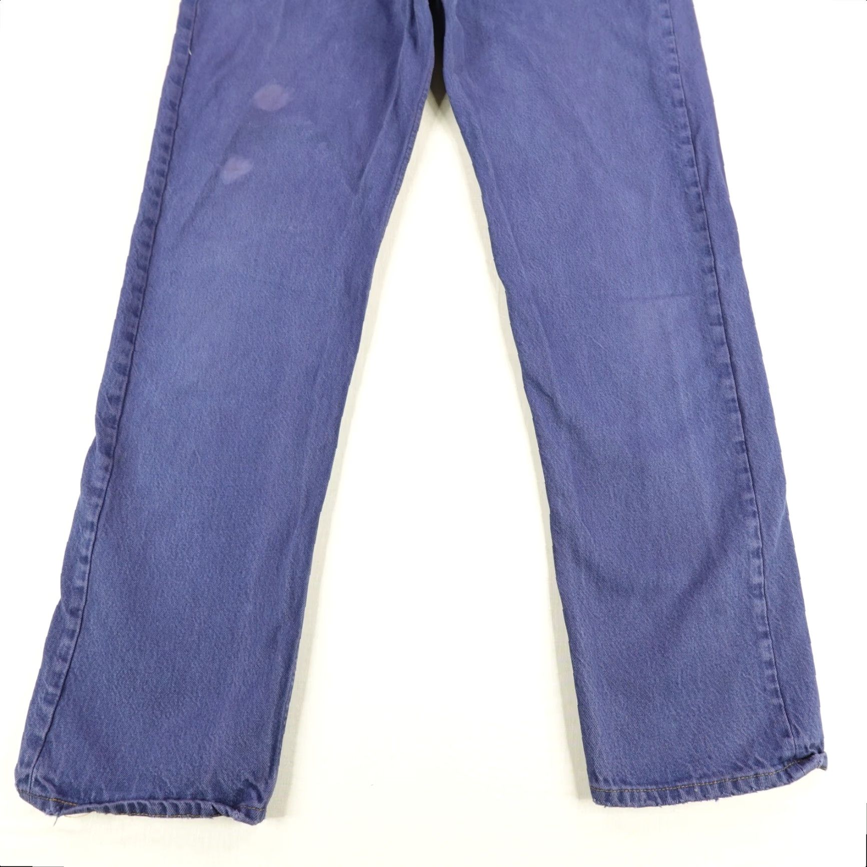 Levi's VINTAGE Levi's Jeans Mens 36x34 Denim 80s Button Fly Straight Fit Blue Regular 34 Inseam Mens Size US 34 / EU 50 - 3 Thumbnail