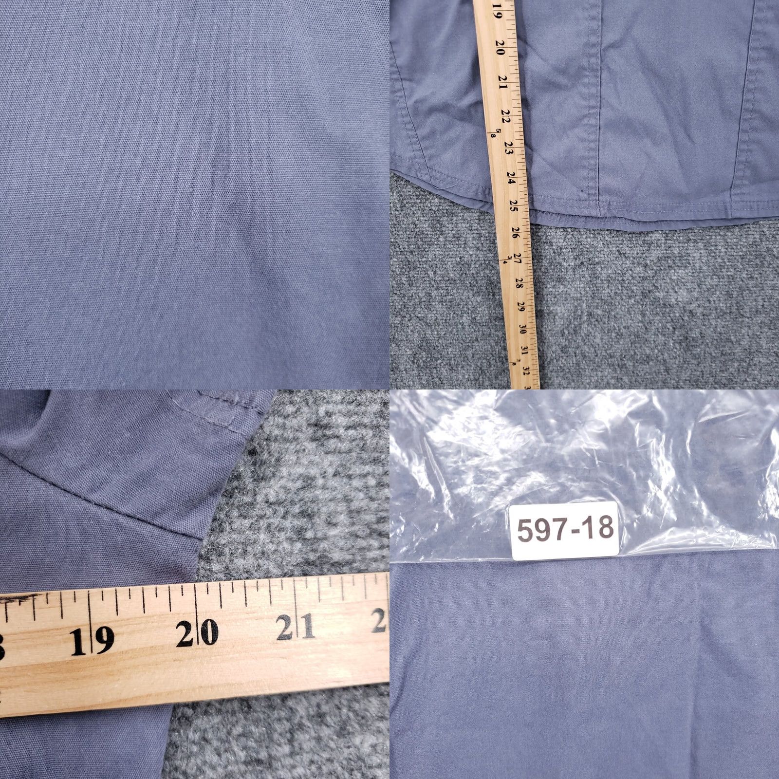 Vintage Scrubstar Scrub Top Womens S Small Gray Medical Premium Scrubwear Short Sleeves Size S / US 4 / IT 40 - 8 Thumbnail