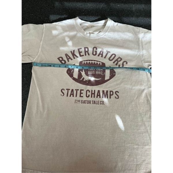 Vintage 90’ Vintage BAKER Florida Gators Tee State Champs size M Size US M / EU 48-50 / 2 - 5 Thumbnail