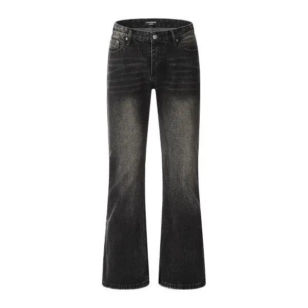 Japanese Brand High street retro loose straight flared jeans y2k Size US 32 / EU 48 - 1 Thumbnail